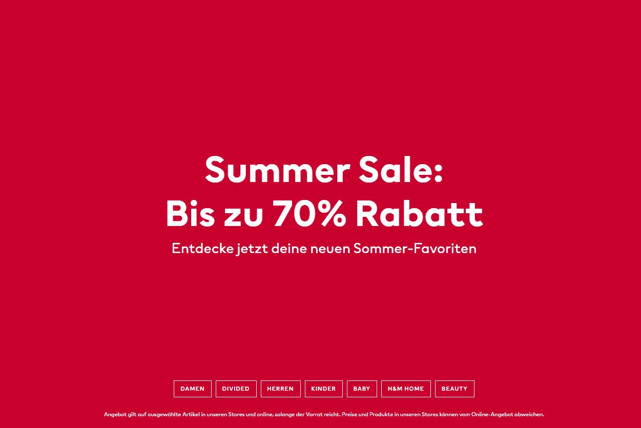 Prospekt H&M 01.07.2021 - 30.09.2021