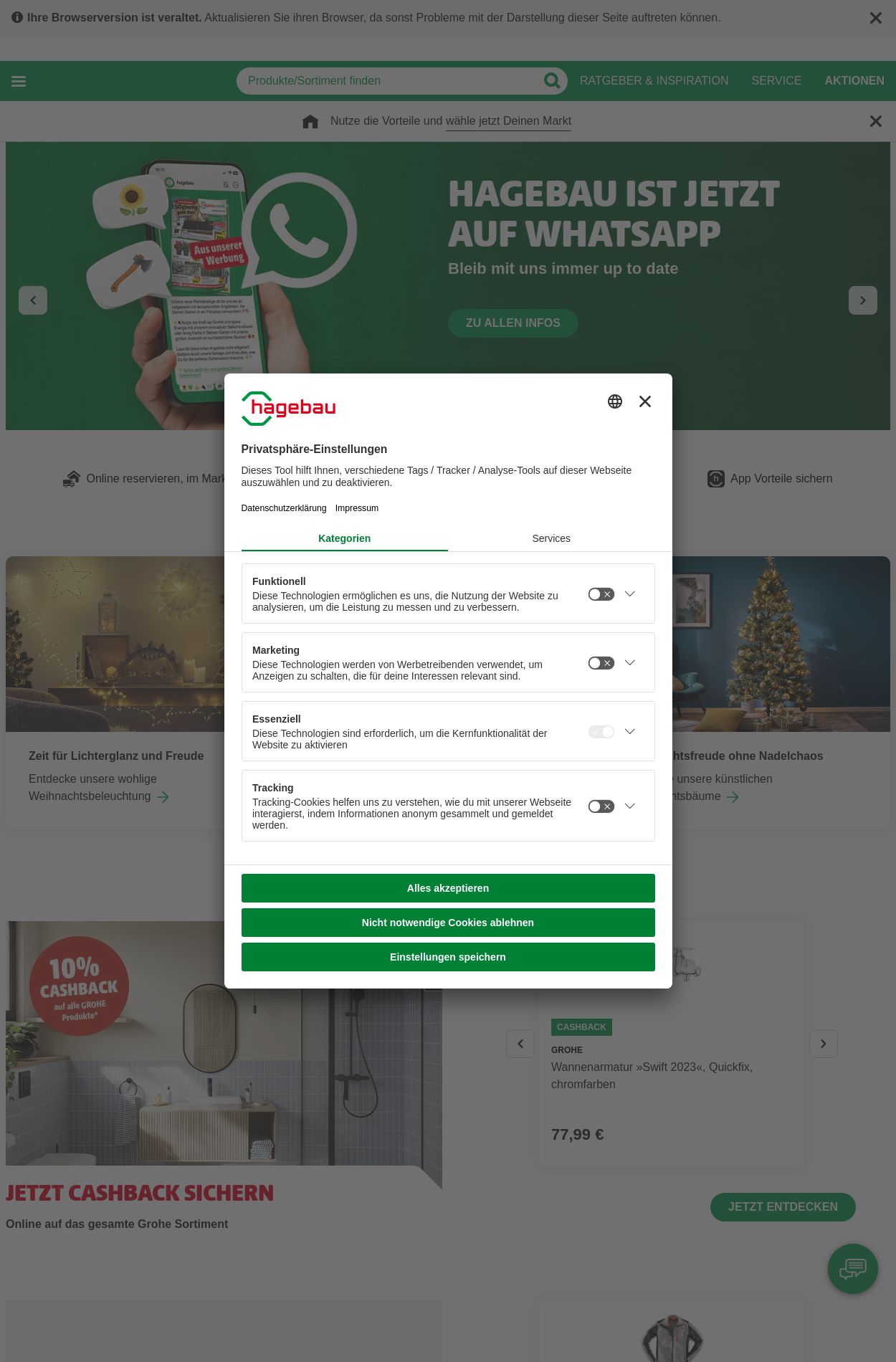 Prospekt Hagebau 16.12.2025 - 31.12.2025