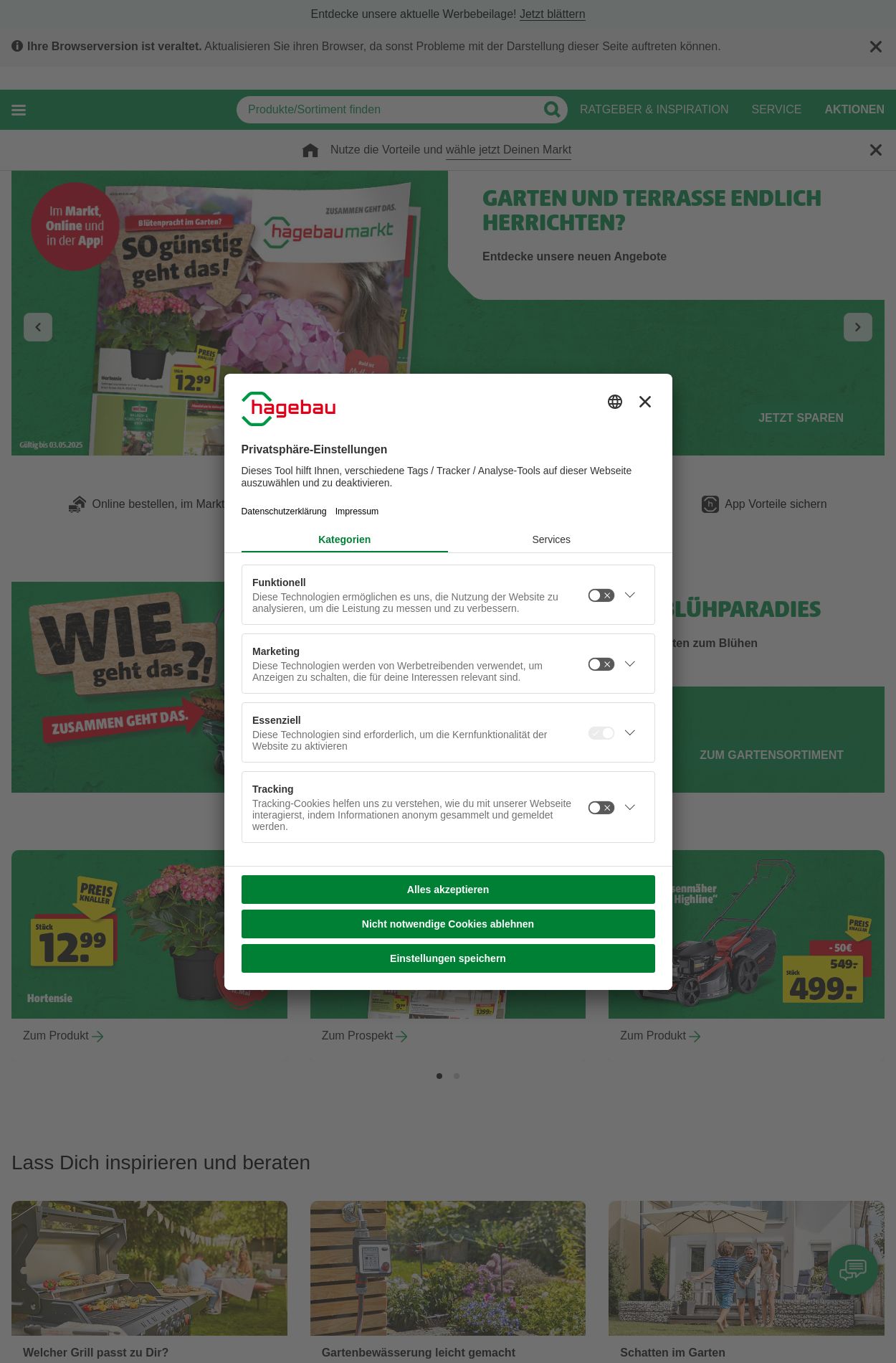 Prospekt Hagebau 01.05.2025 - 16.05.2025