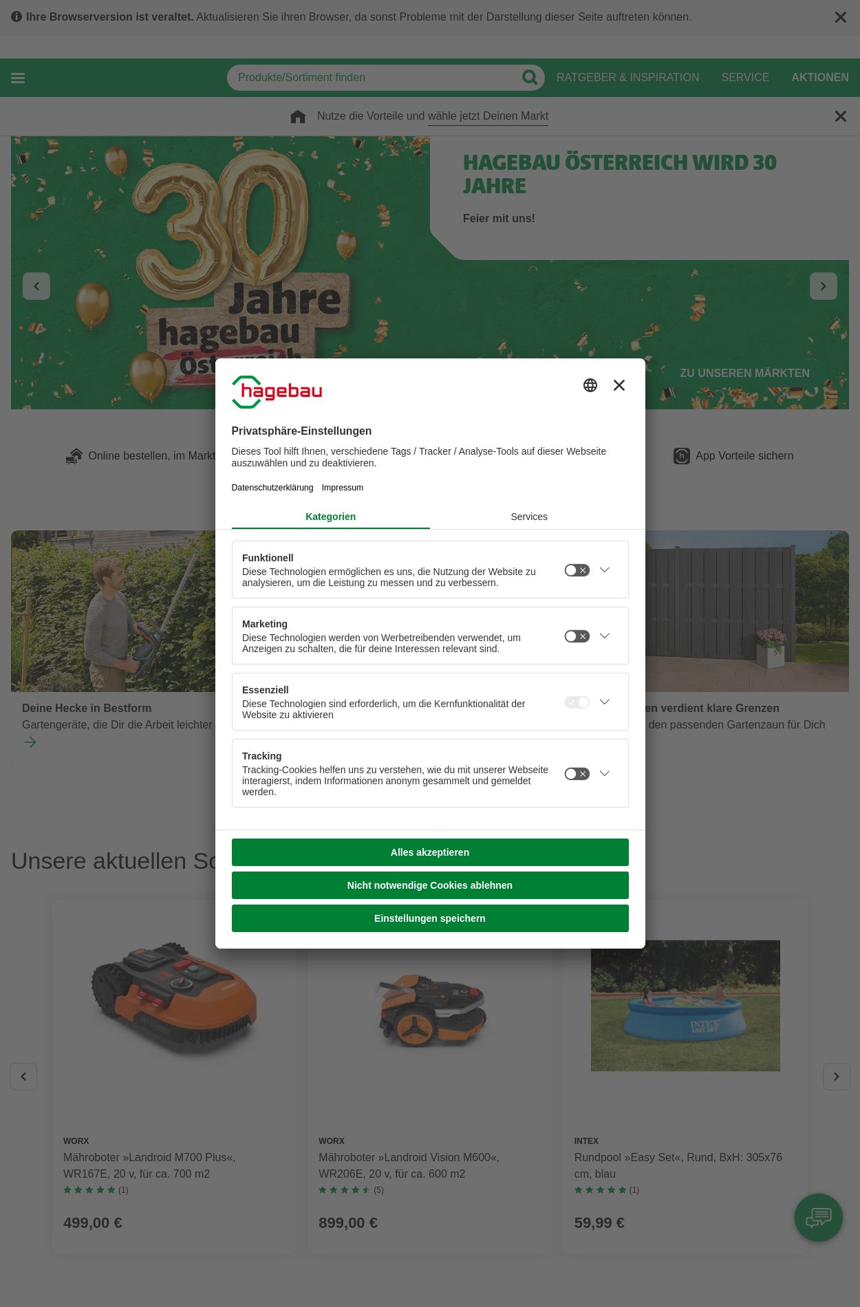 Prospekt Hagebau 16.08.2025 - 31.08.2025