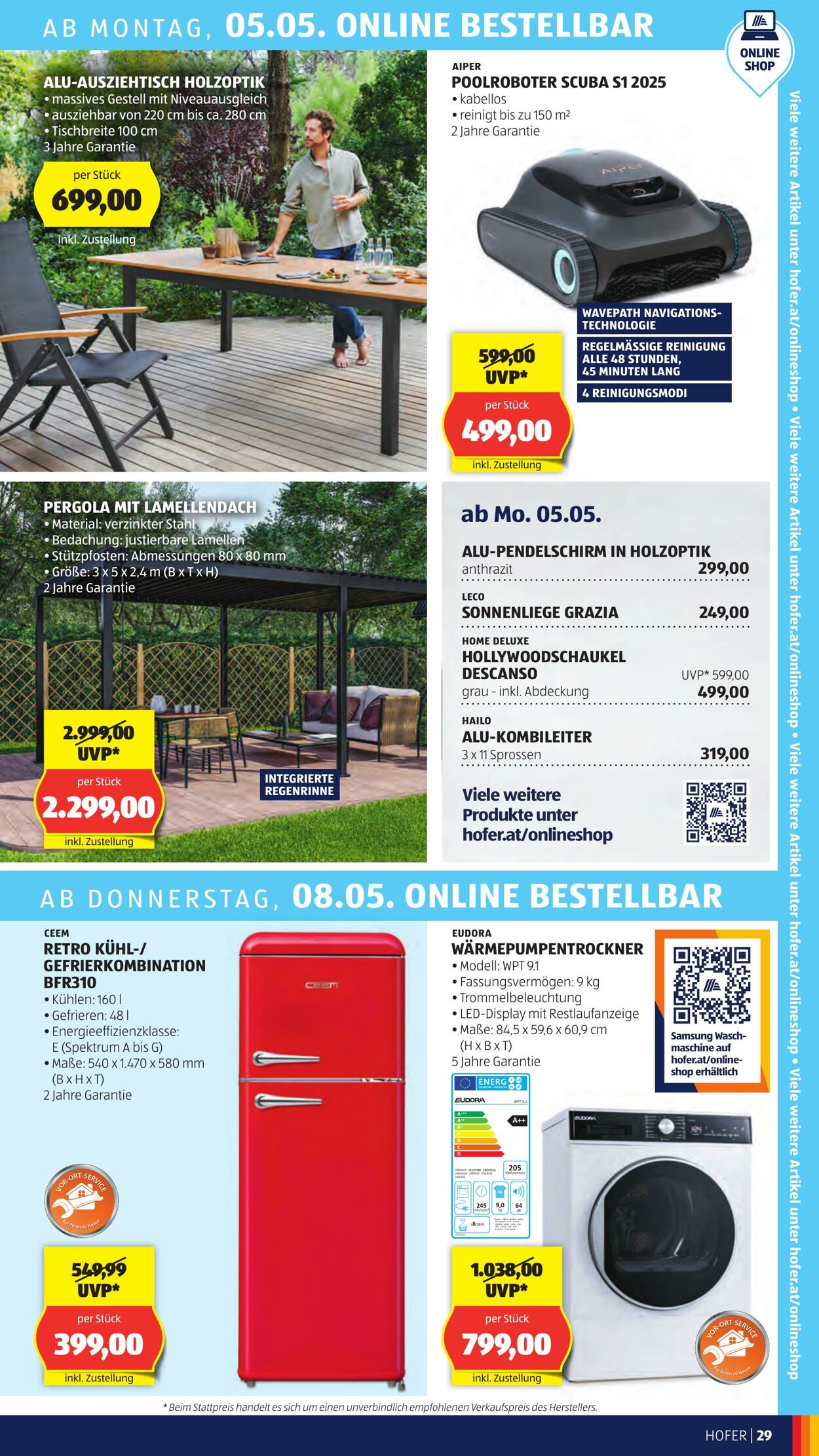Prospekt Hofer 02.05.2025 - 08.05.2025