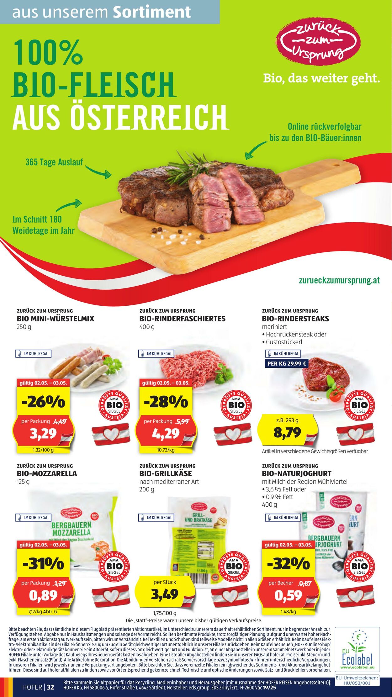 Prospekt Hofer 02.05.2025 - 08.05.2025