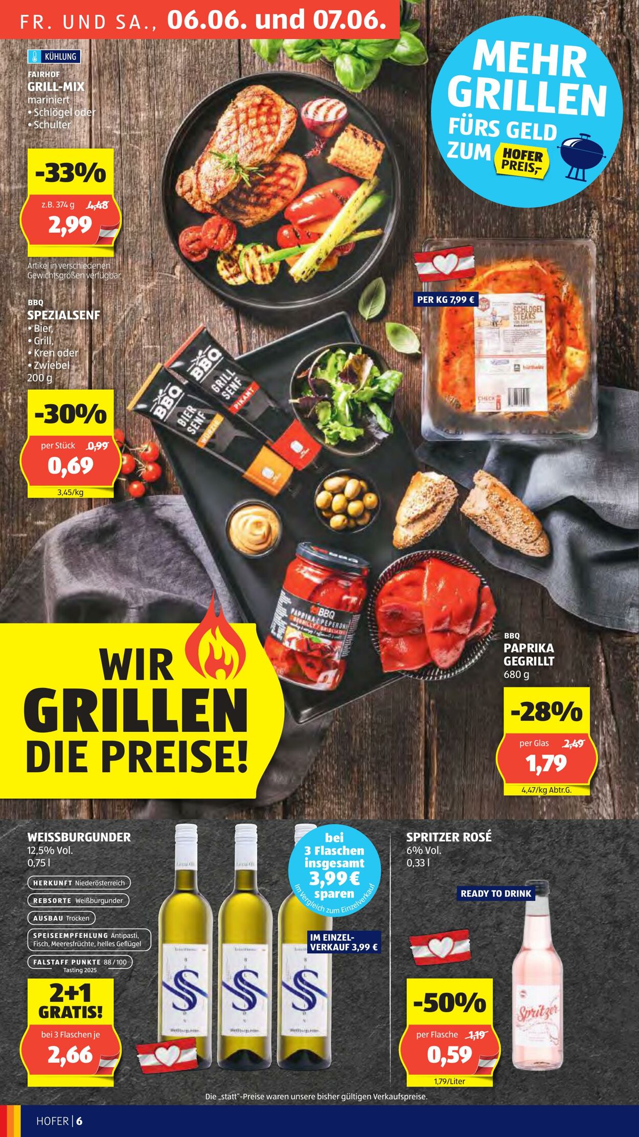 Prospekt Hofer 06.06.2025 - 12.06.2025
