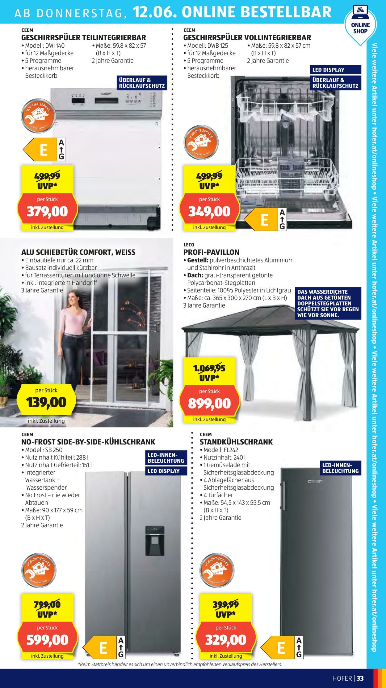 Prospekt Hofer 06.06.2025 - 12.06.2025