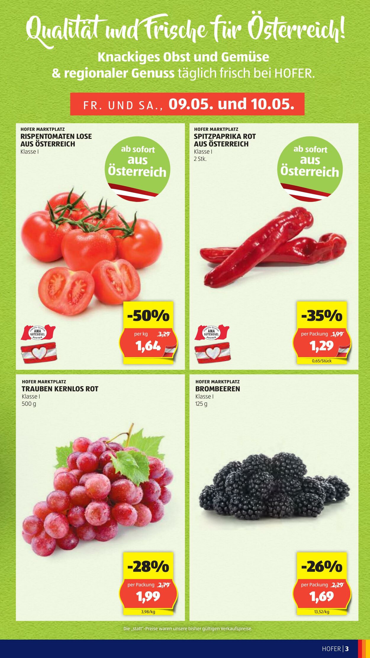 Prospekt Hofer 09.05.2025 - 15.05.2025