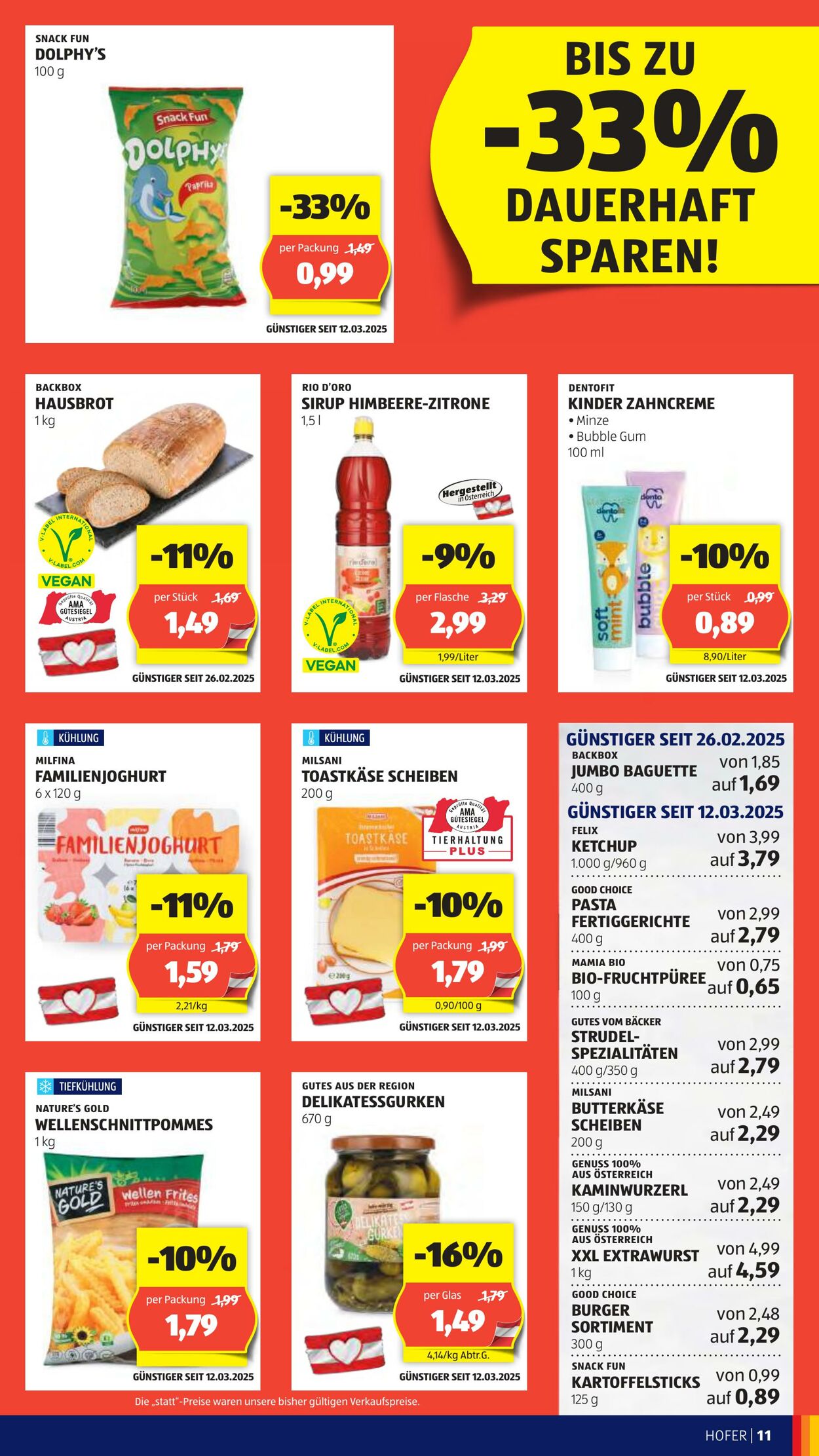 Prospekt Hofer 09.05.2025 - 15.05.2025
