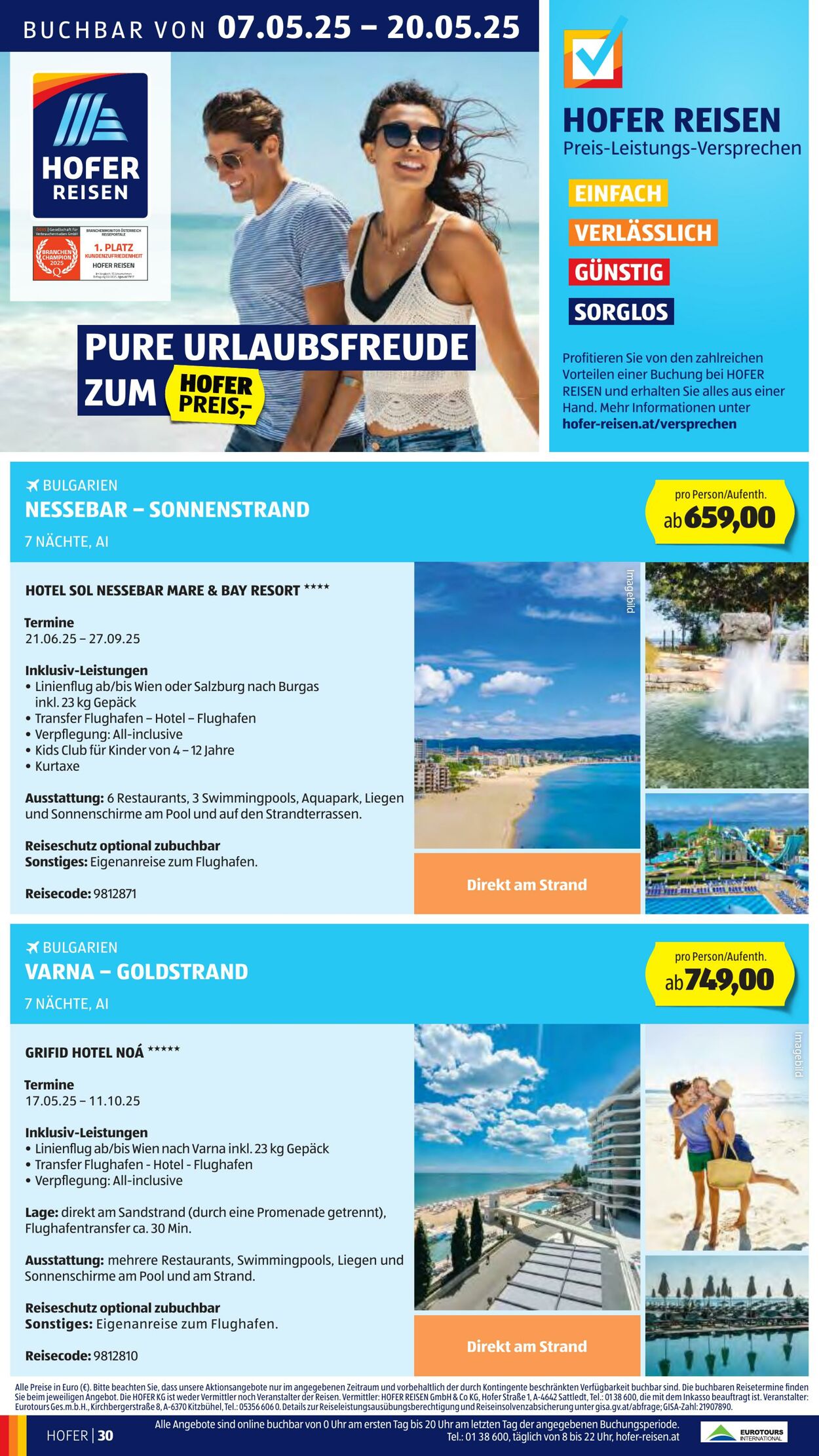 Prospekt Hofer 09.05.2025 - 15.05.2025
