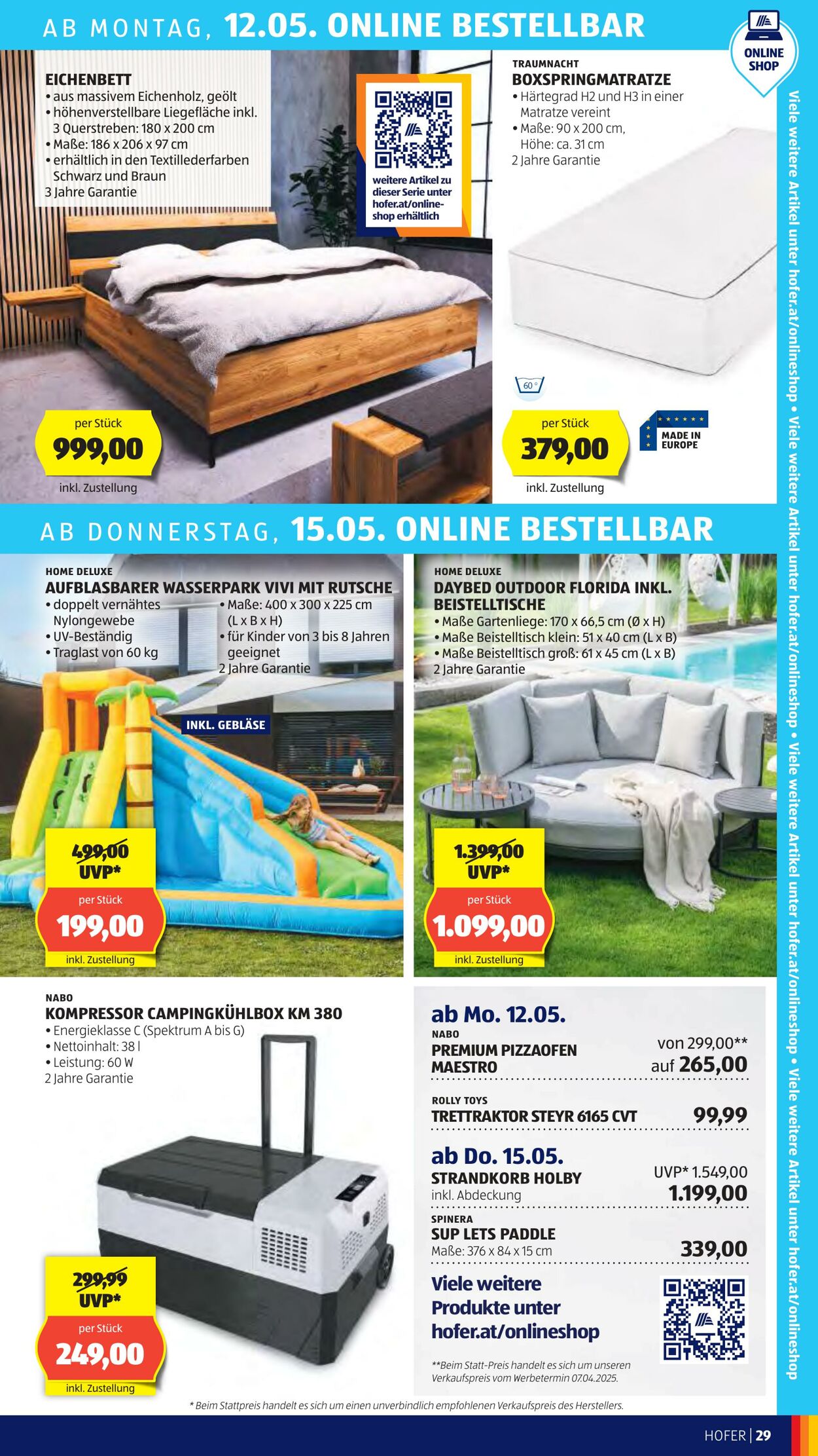 Prospekt Hofer 09.05.2025 - 15.05.2025