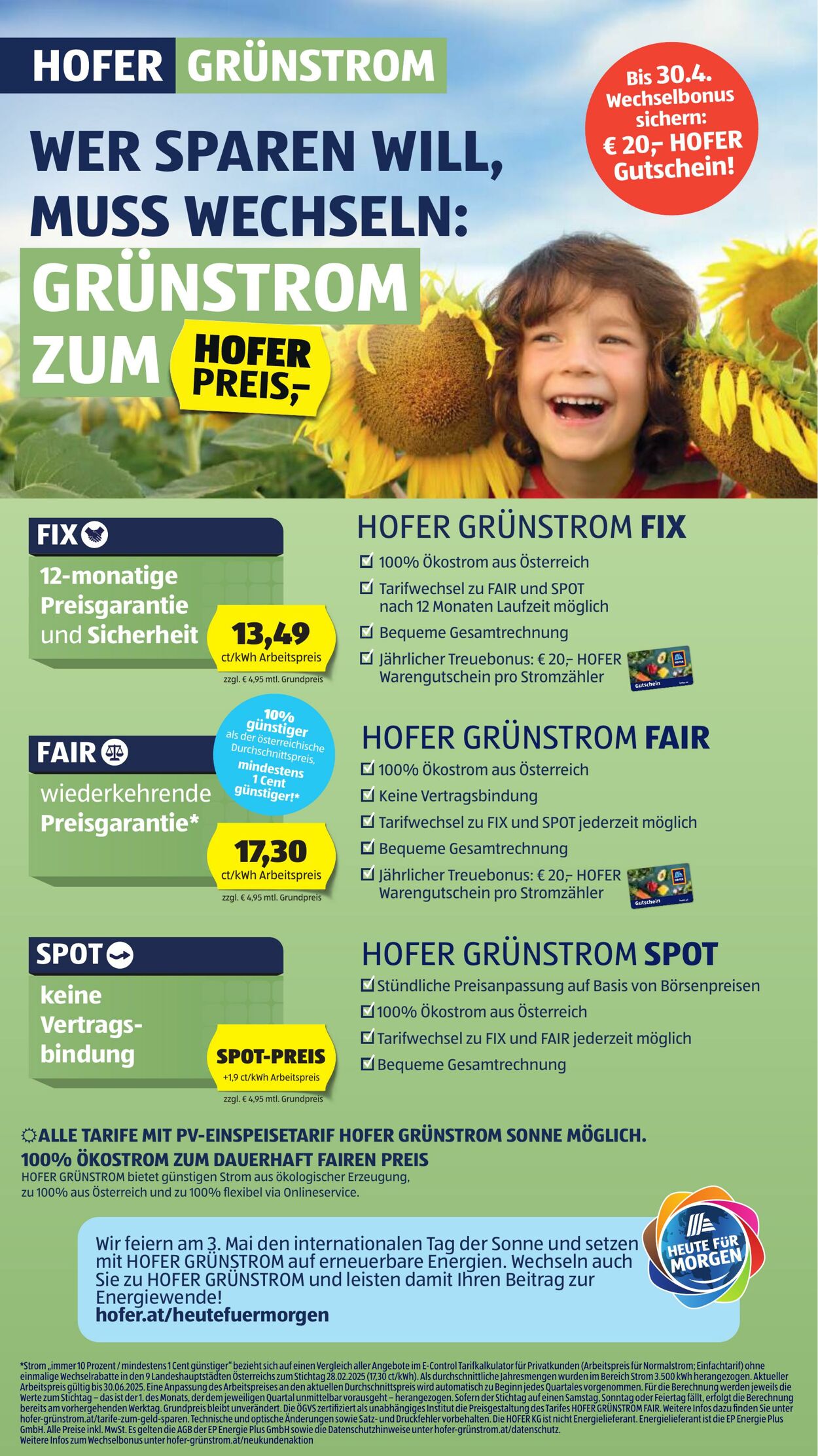 Prospekt Hofer 09.05.2025 - 15.05.2025