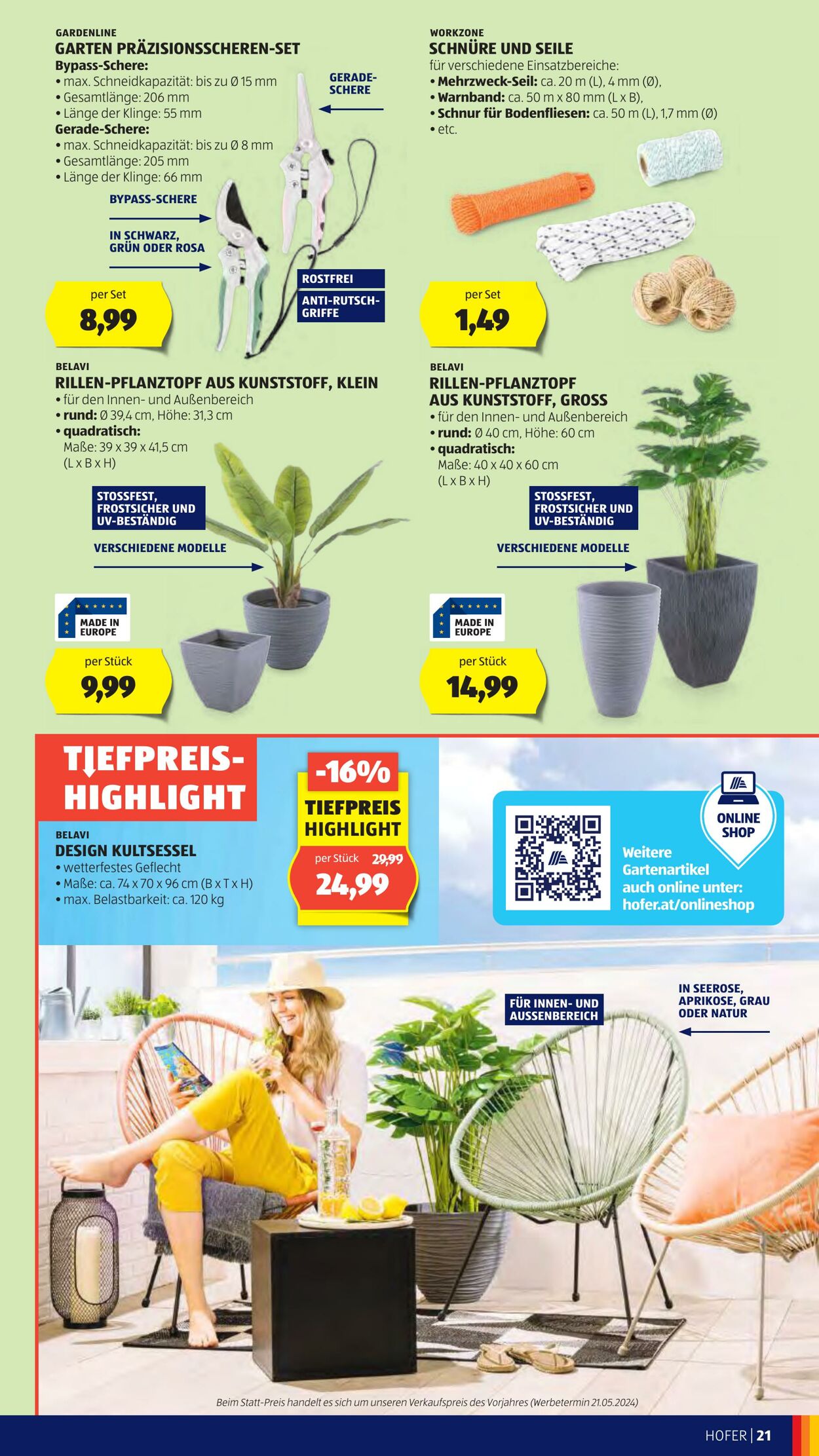 Prospekt Hofer 09.05.2025 - 15.05.2025