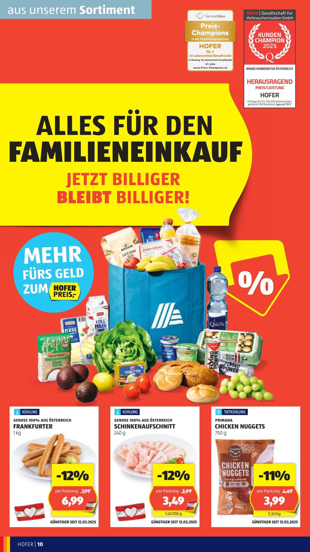 Prospekt Hofer 09.05.2025 - 15.05.2025