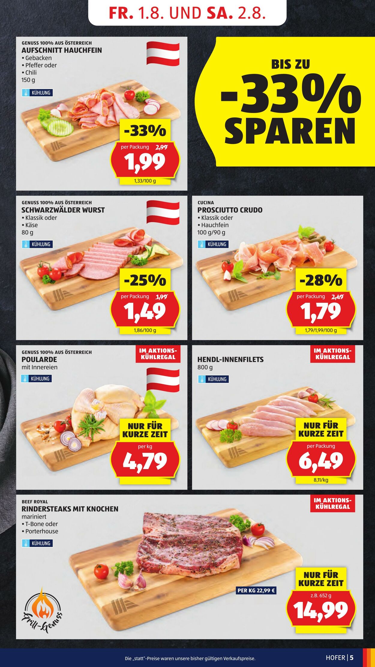 Prospekt Hofer 01.08.2025 - 07.08.2025