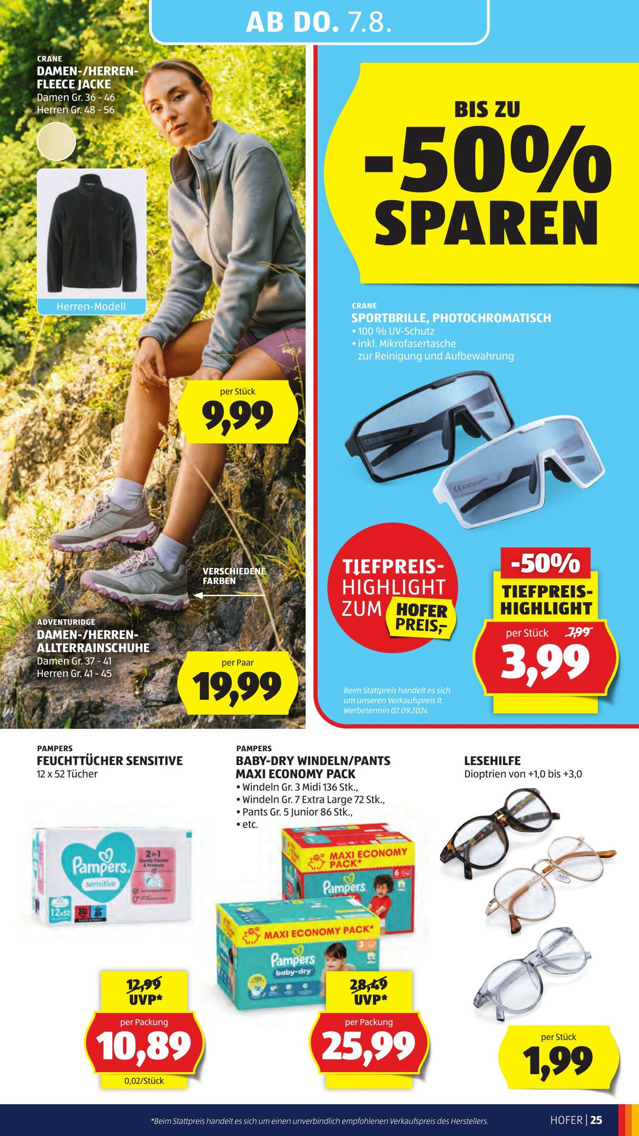 Prospekt Hofer 01.08.2025 - 07.08.2025
