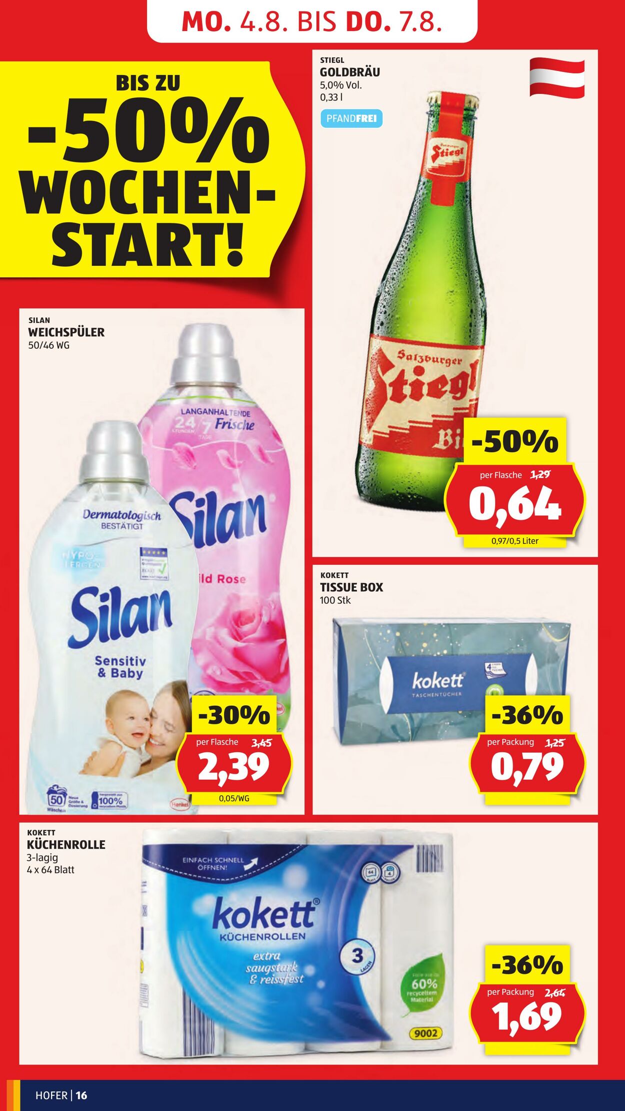 Prospekt Hofer 01.08.2025 - 07.08.2025