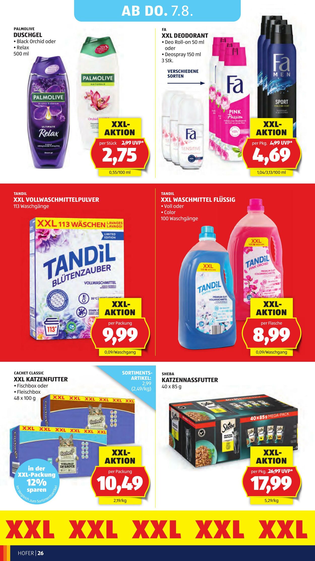 Prospekt Hofer 01.08.2025 - 07.08.2025