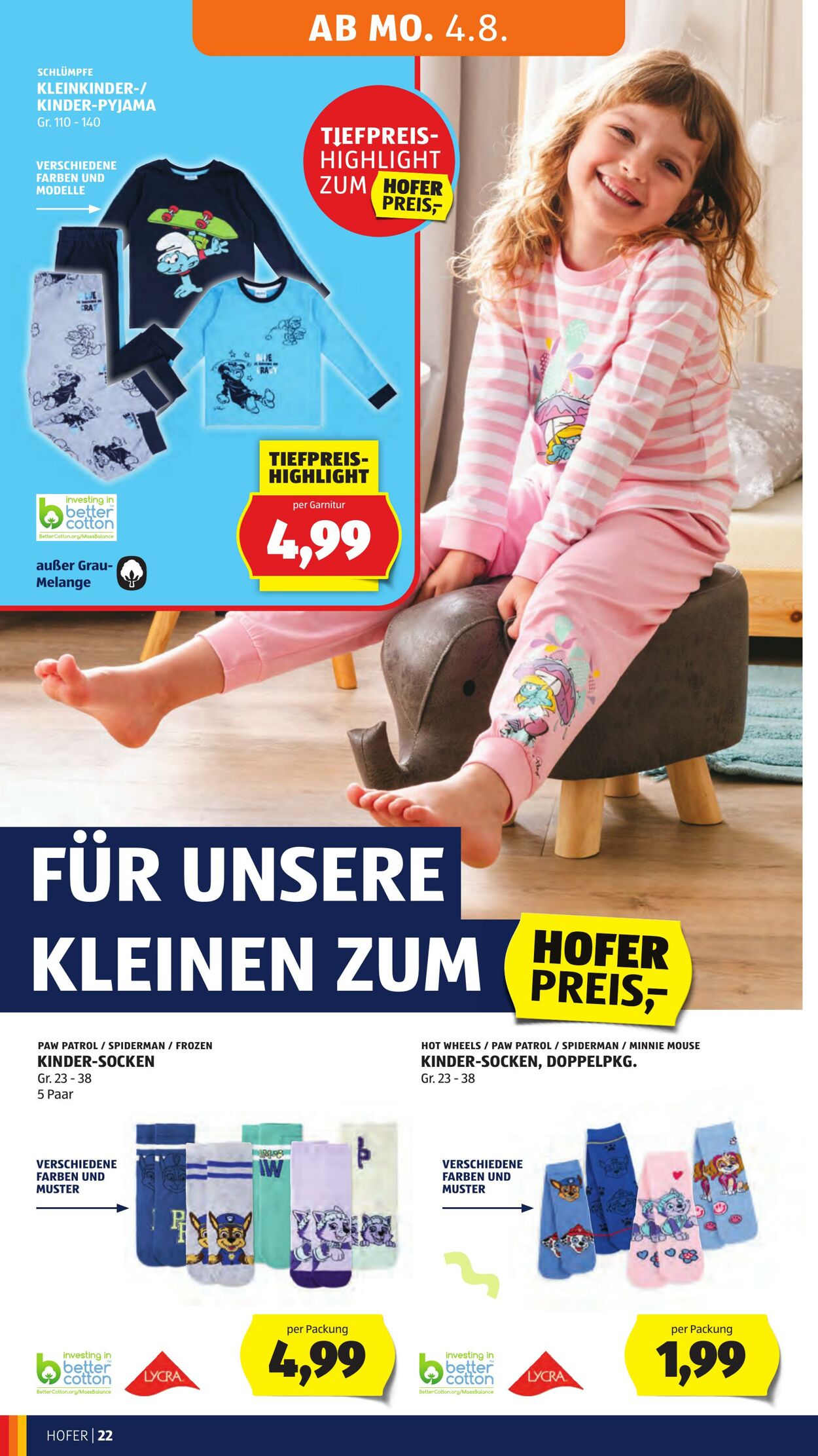Prospekt Hofer 01.08.2025 - 07.08.2025