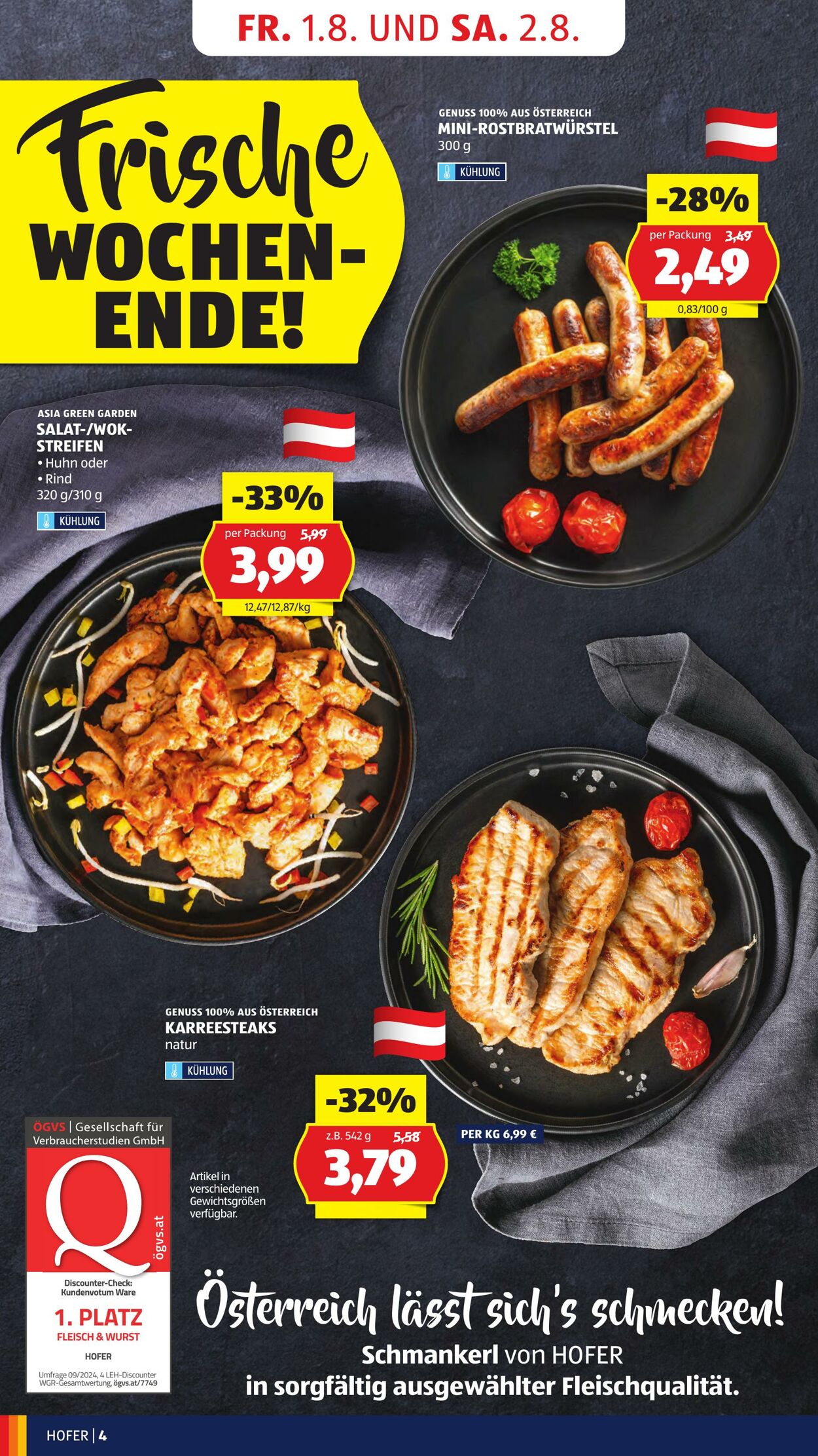 Prospekt Hofer 01.08.2025 - 07.08.2025