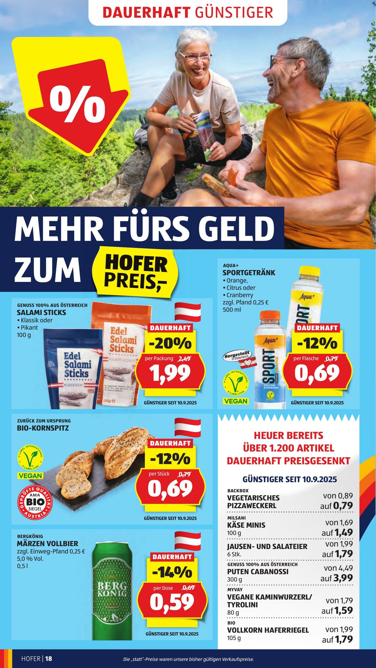 Prospekt Hofer 10.10.2025 - 16.10.2025