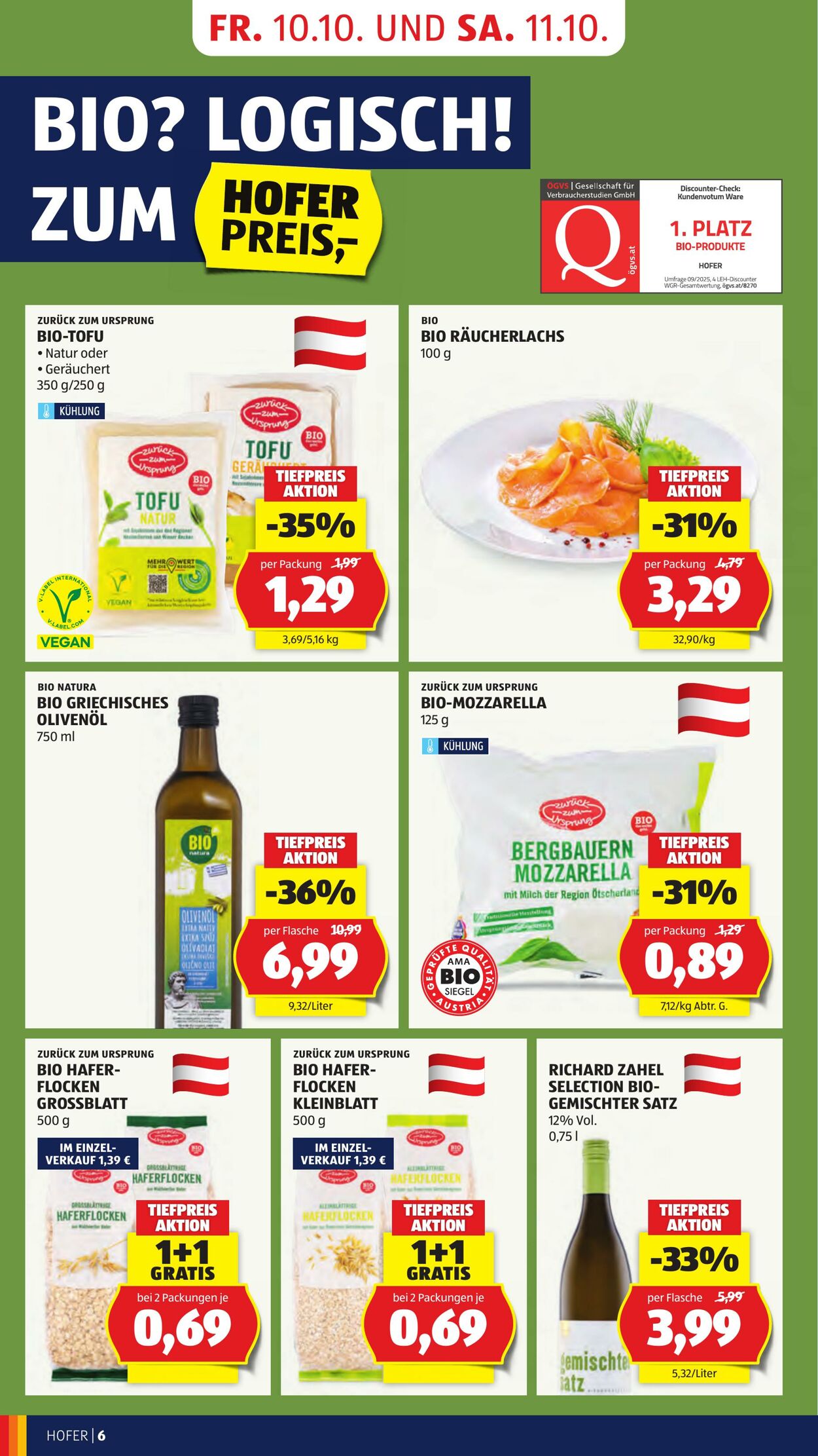 Prospekt Hofer 10.10.2025 - 16.10.2025
