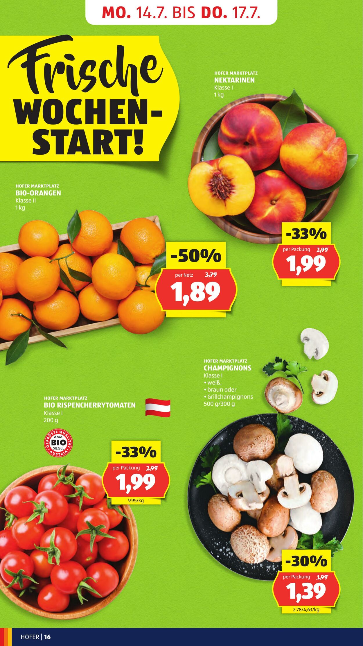 Prospekt Hofer 11.07.2025 - 17.07.2025