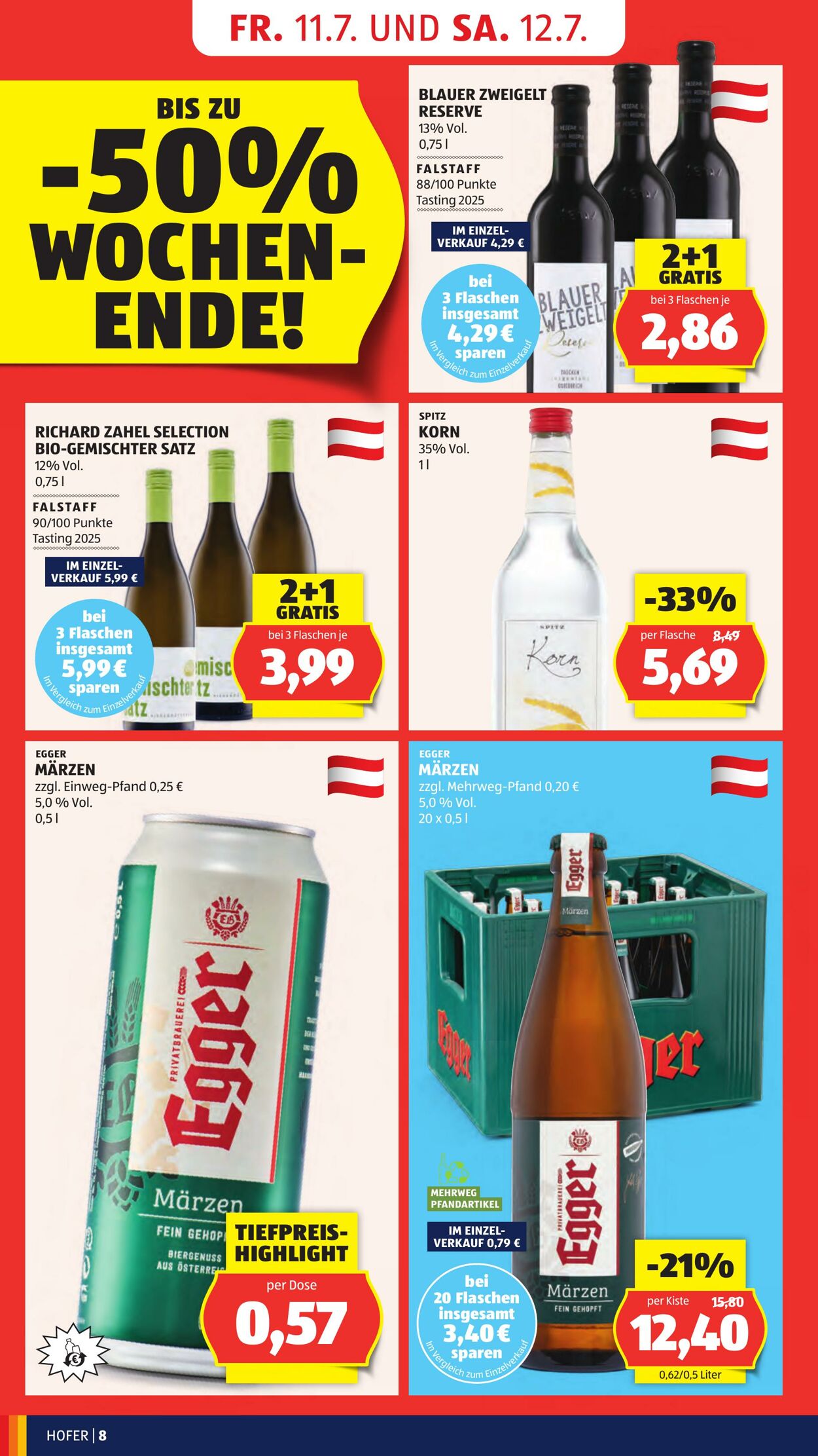 Prospekt Hofer 11.07.2025 - 17.07.2025