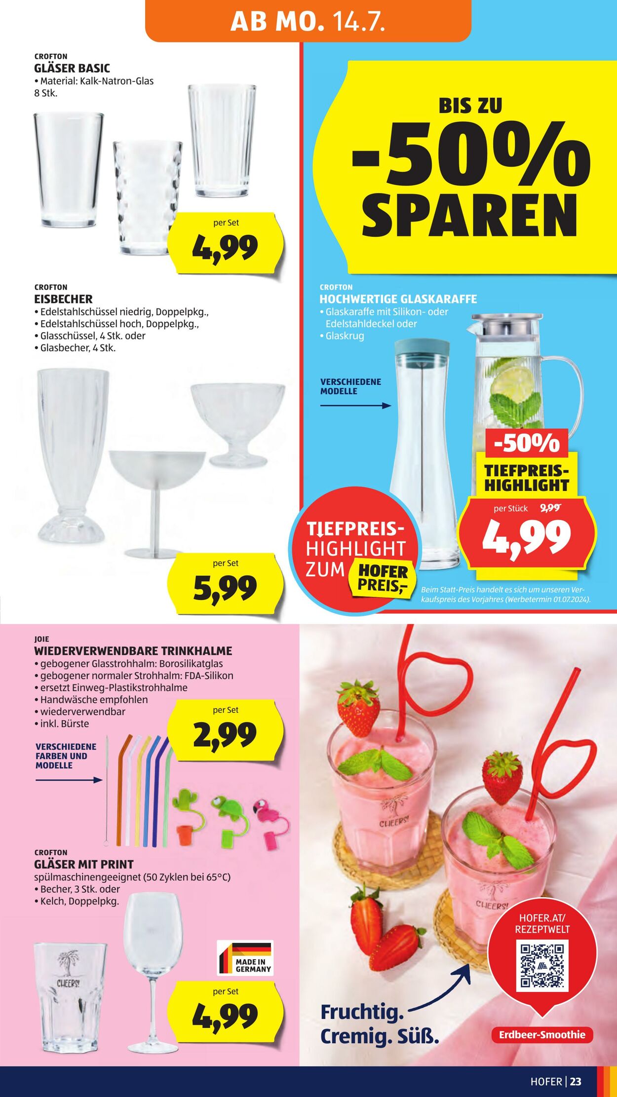 Prospekt Hofer 11.07.2025 - 17.07.2025