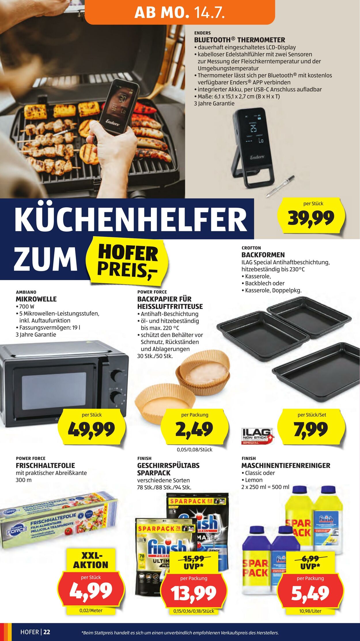 Prospekt Hofer 11.07.2025 - 17.07.2025