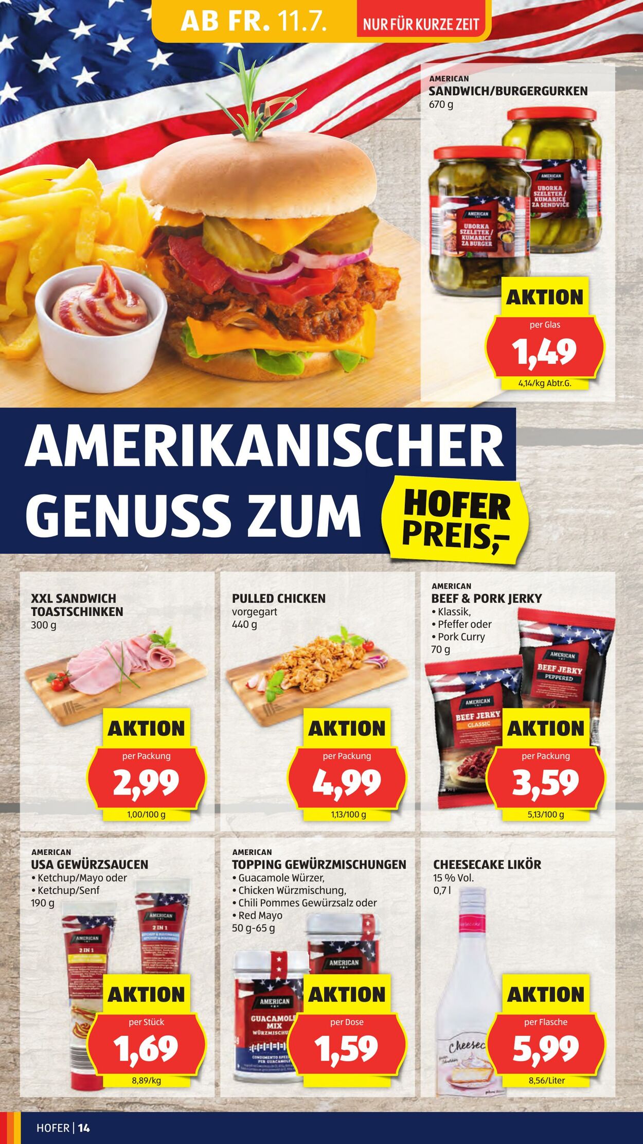 Prospekt Hofer 11.07.2025 - 17.07.2025