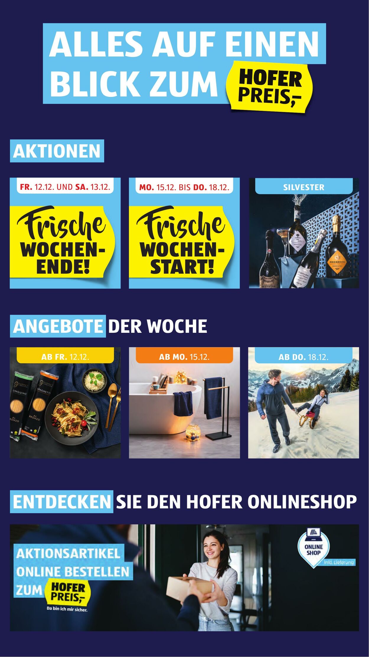 Prospekt Hofer 12.12.2025 - 18.12.2025