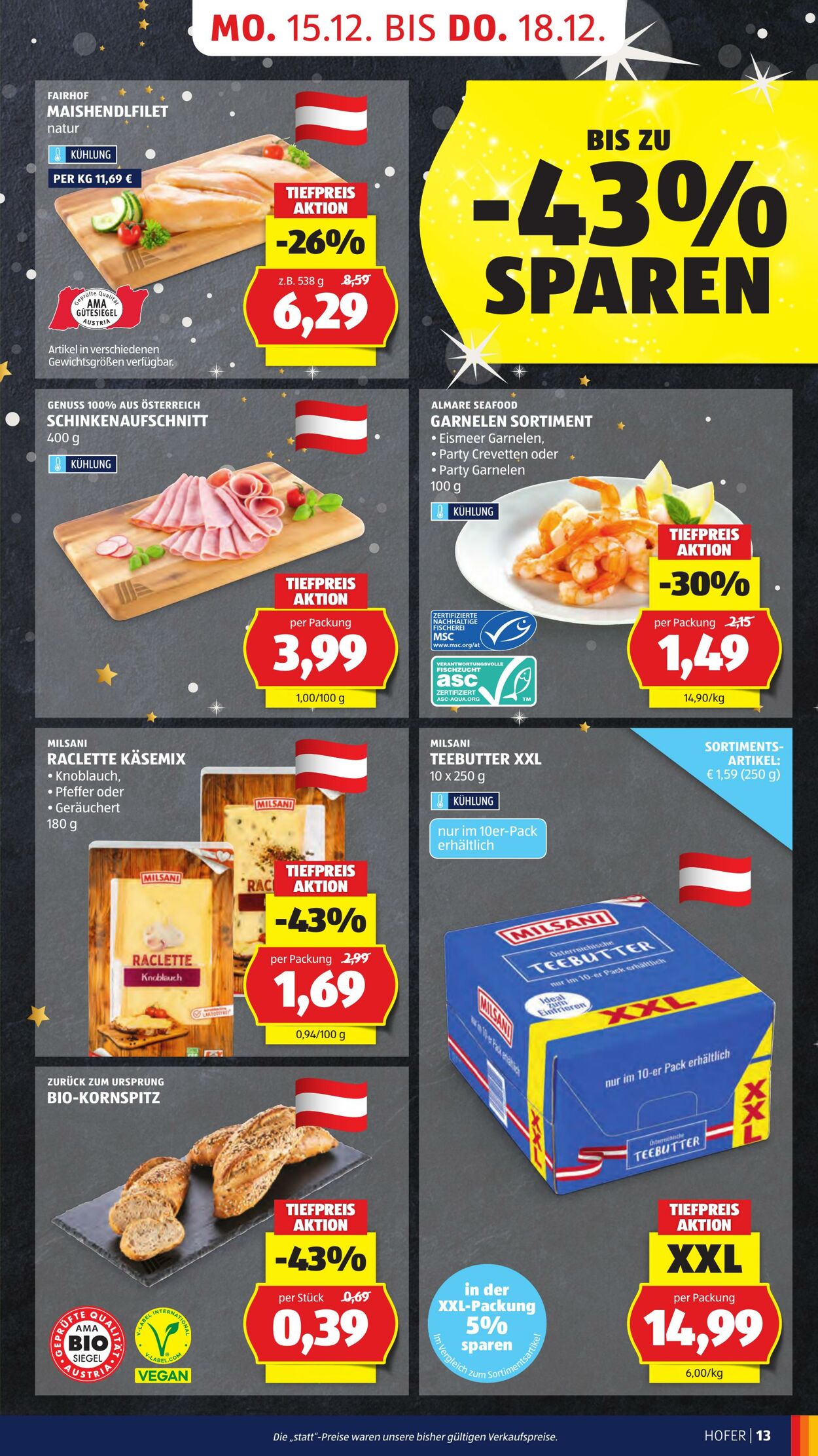 Prospekt Hofer 12.12.2025 - 18.12.2025