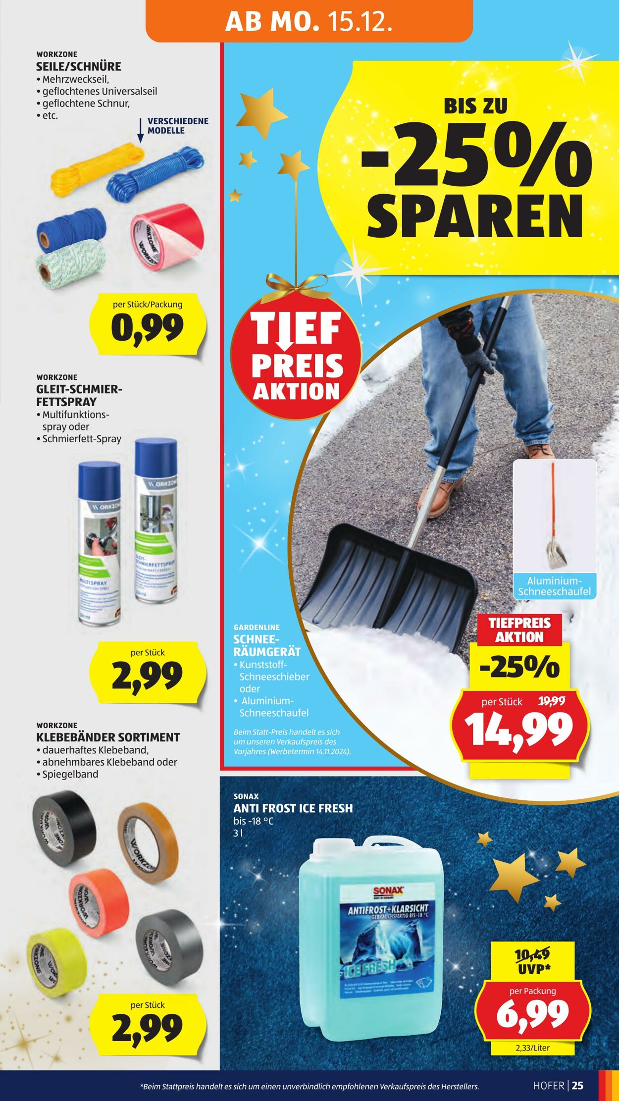 Prospekt Hofer 12.12.2025 - 18.12.2025