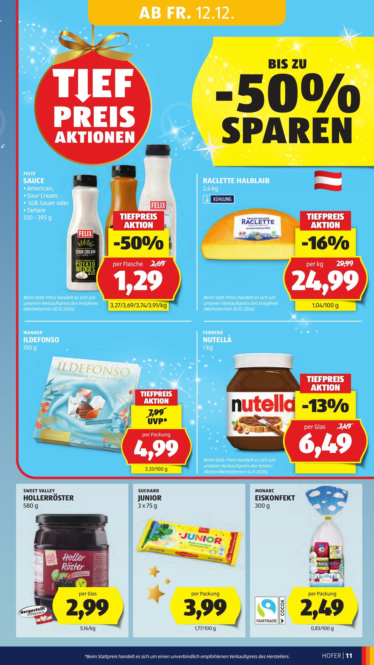 Prospekt Hofer 12.12.2025 - 18.12.2025