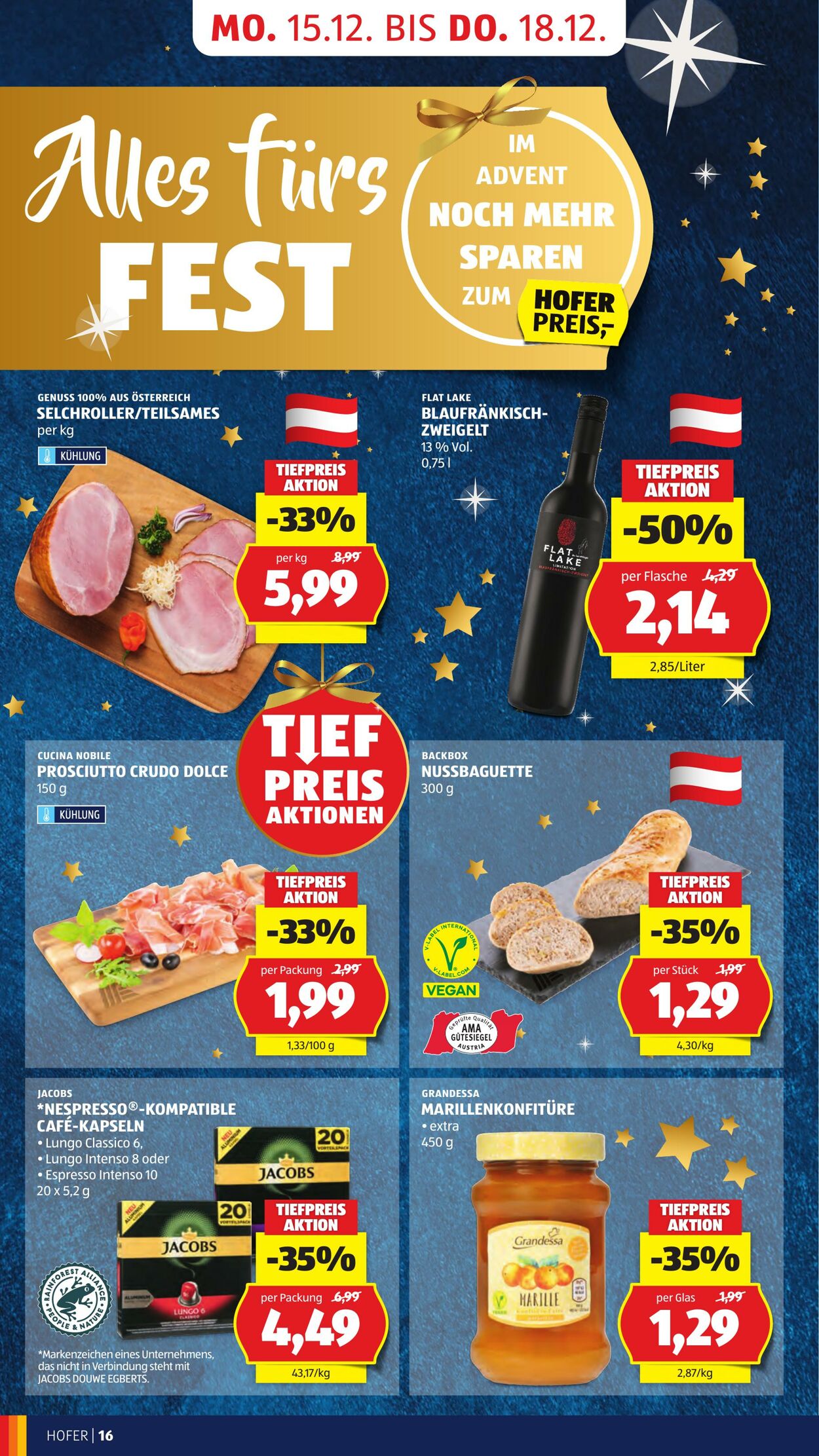 Prospekt Hofer 12.12.2025 - 18.12.2025