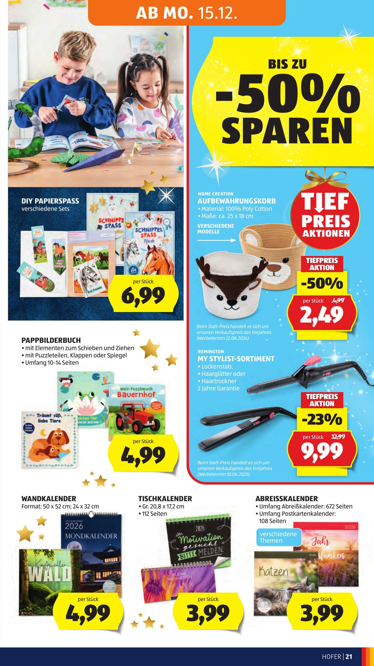 Prospekt Hofer 12.12.2025 - 18.12.2025
