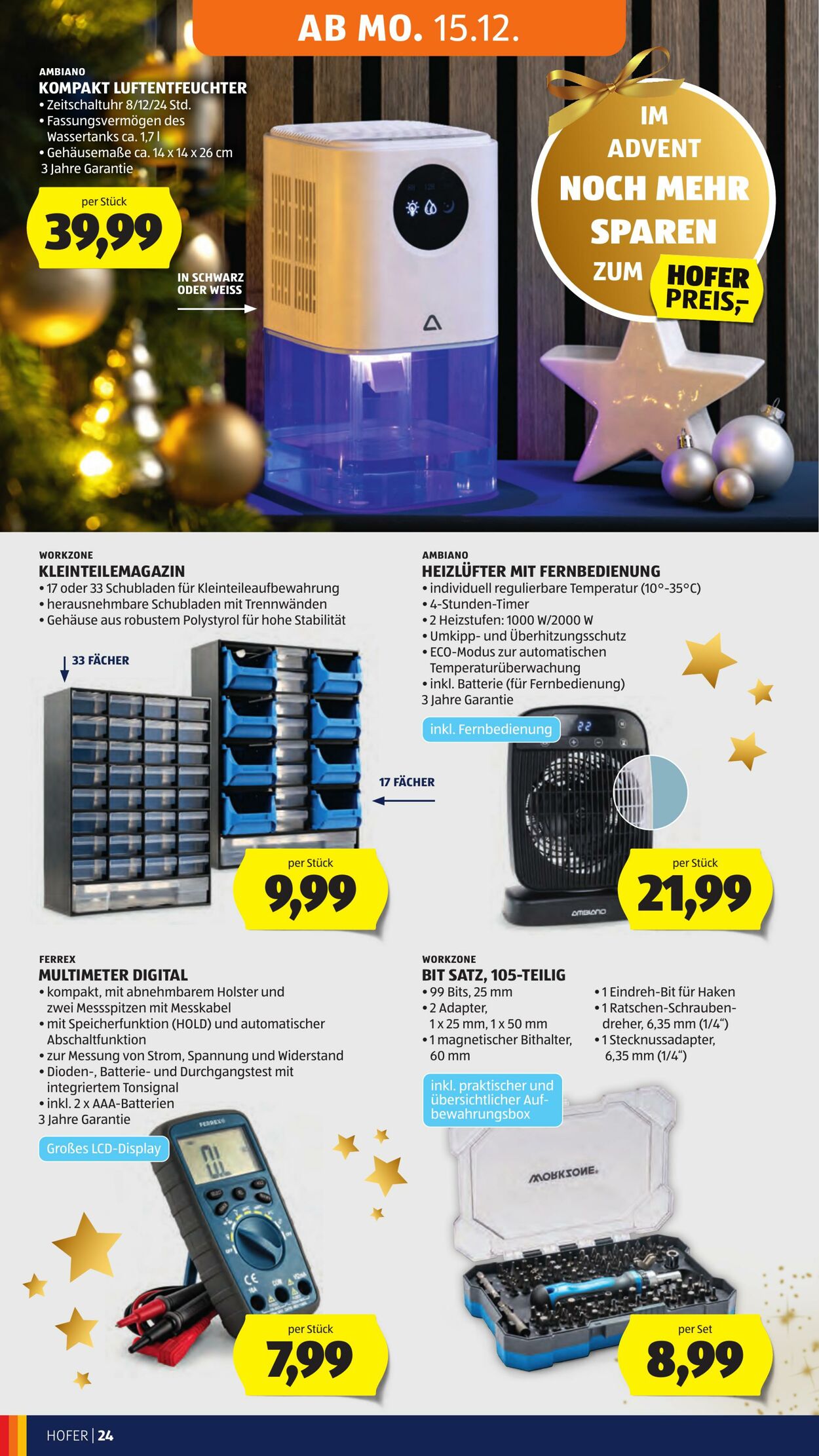 Prospekt Hofer 12.12.2025 - 18.12.2025