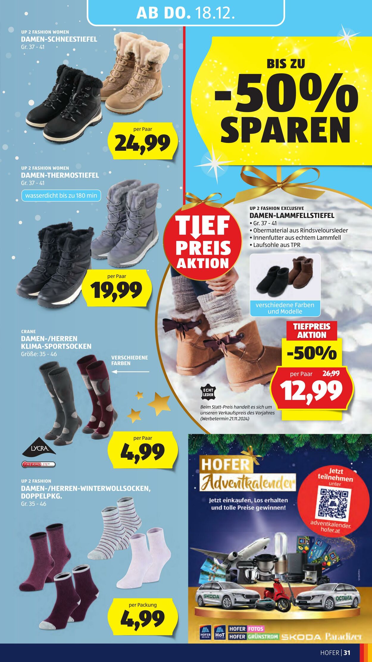 Prospekt Hofer 12.12.2025 - 18.12.2025