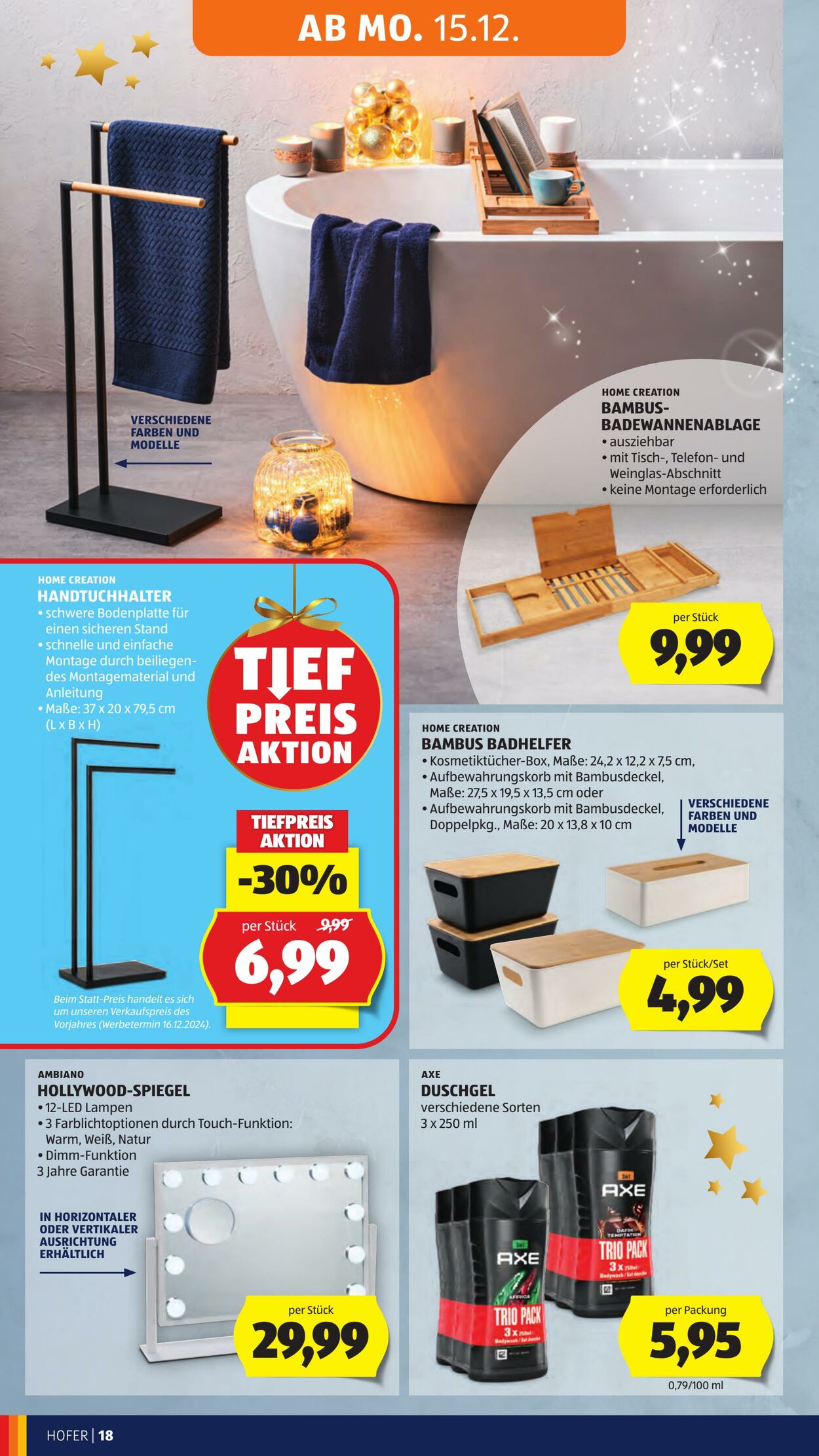 Prospekt Hofer 12.12.2025 - 18.12.2025