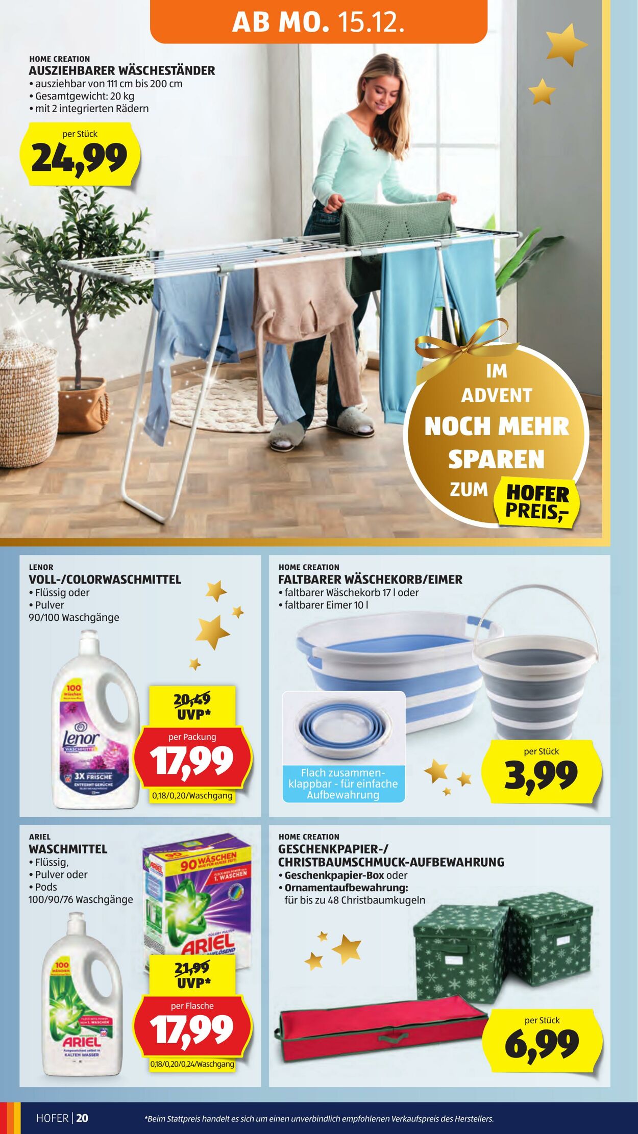 Prospekt Hofer 12.12.2025 - 18.12.2025