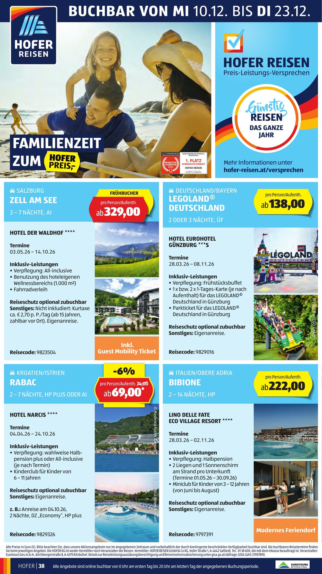 Prospekt Hofer 12.12.2025 - 18.12.2025
