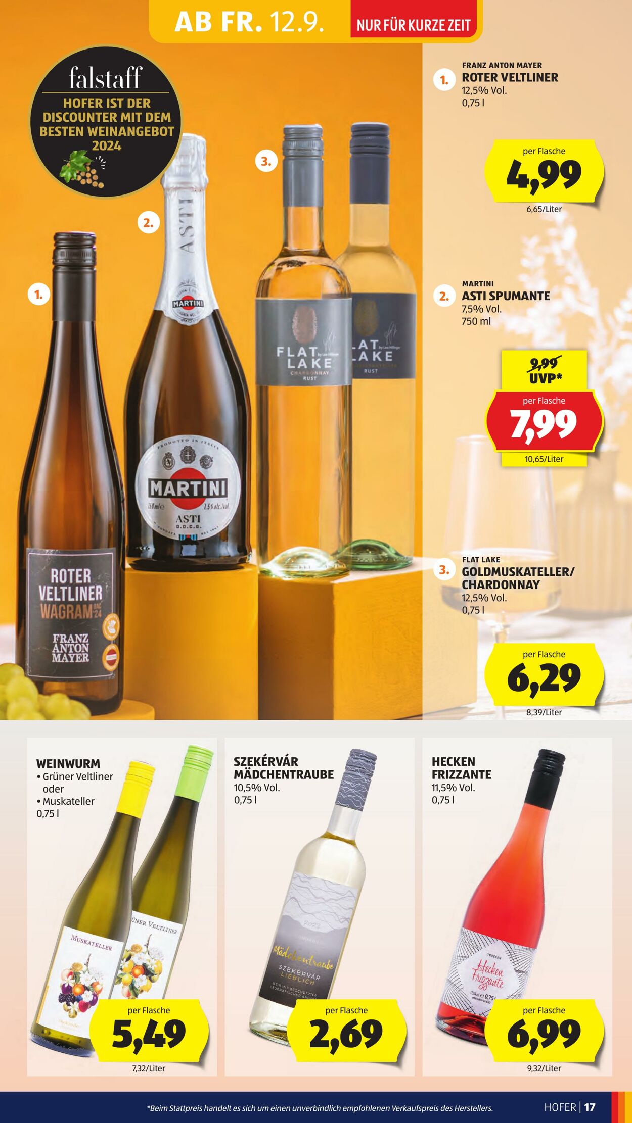 Prospekt Hofer 12.09.2025 - 18.09.2025