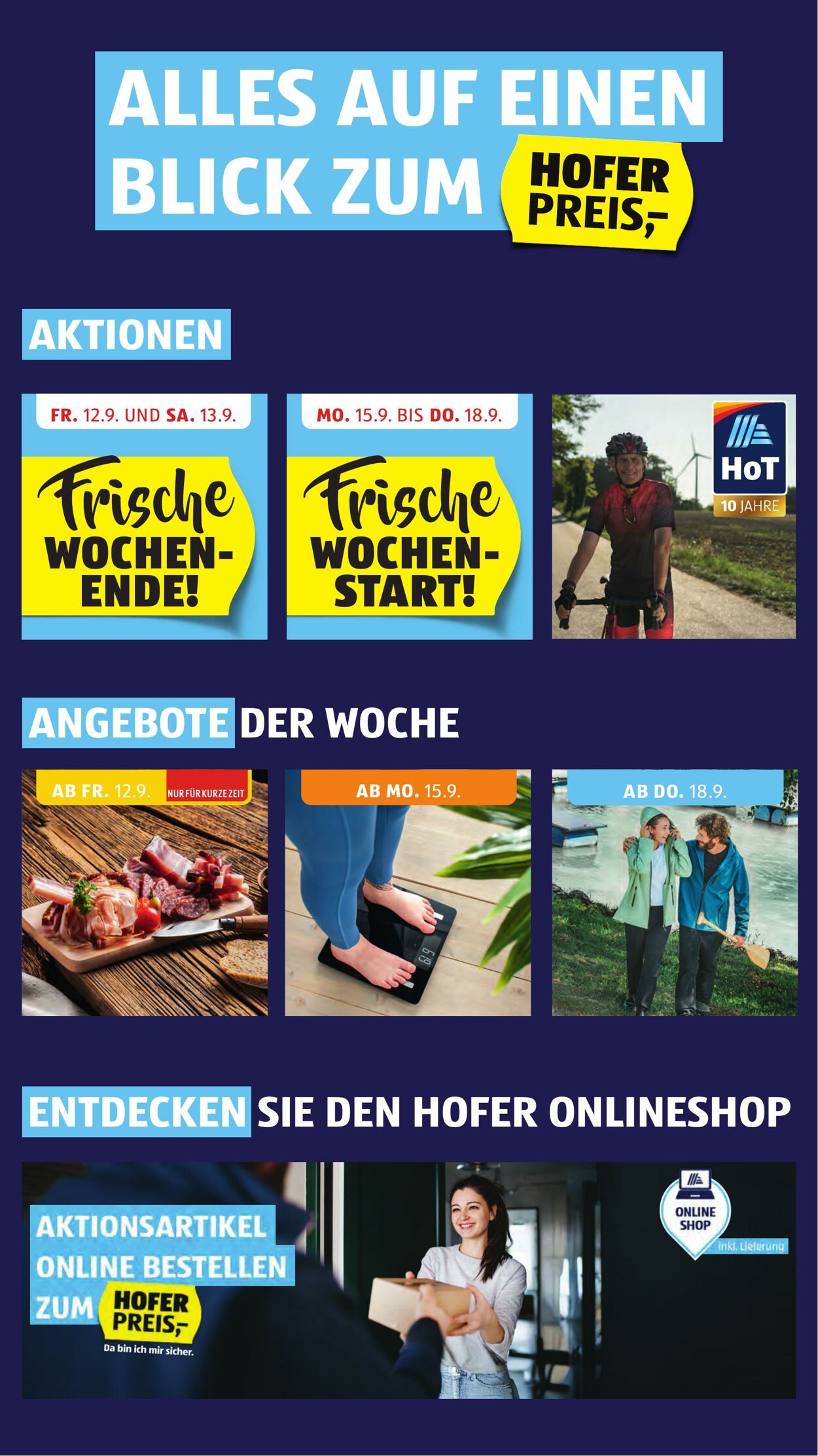 Prospekt Hofer 12.09.2025 - 18.09.2025