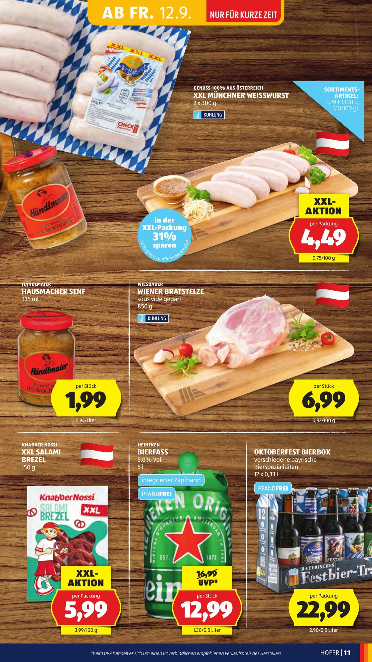 Prospekt Hofer 12.09.2025 - 18.09.2025