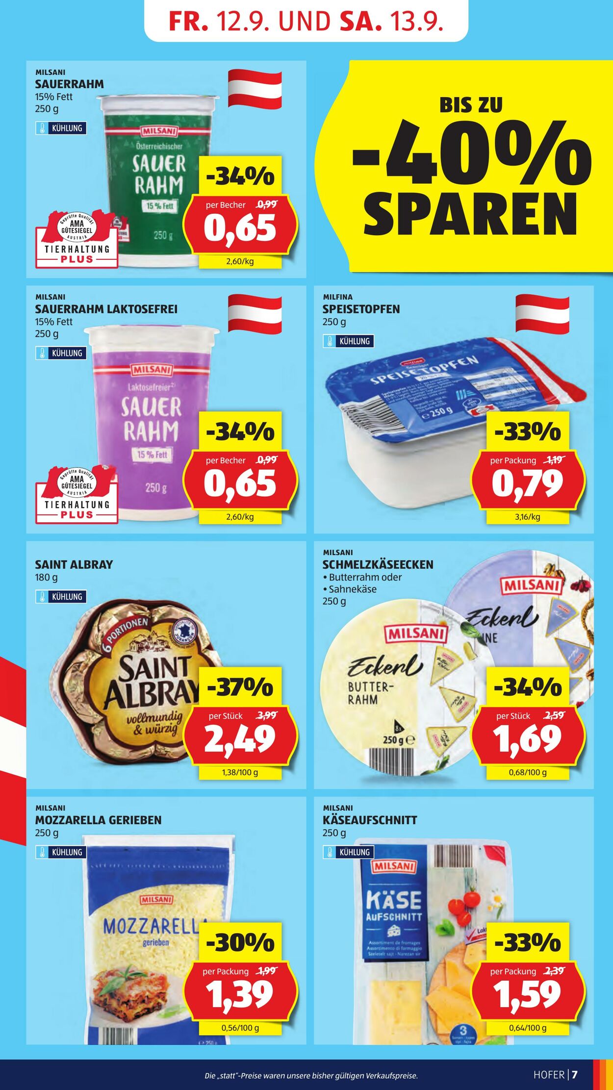 Prospekt Hofer 12.09.2025 - 18.09.2025