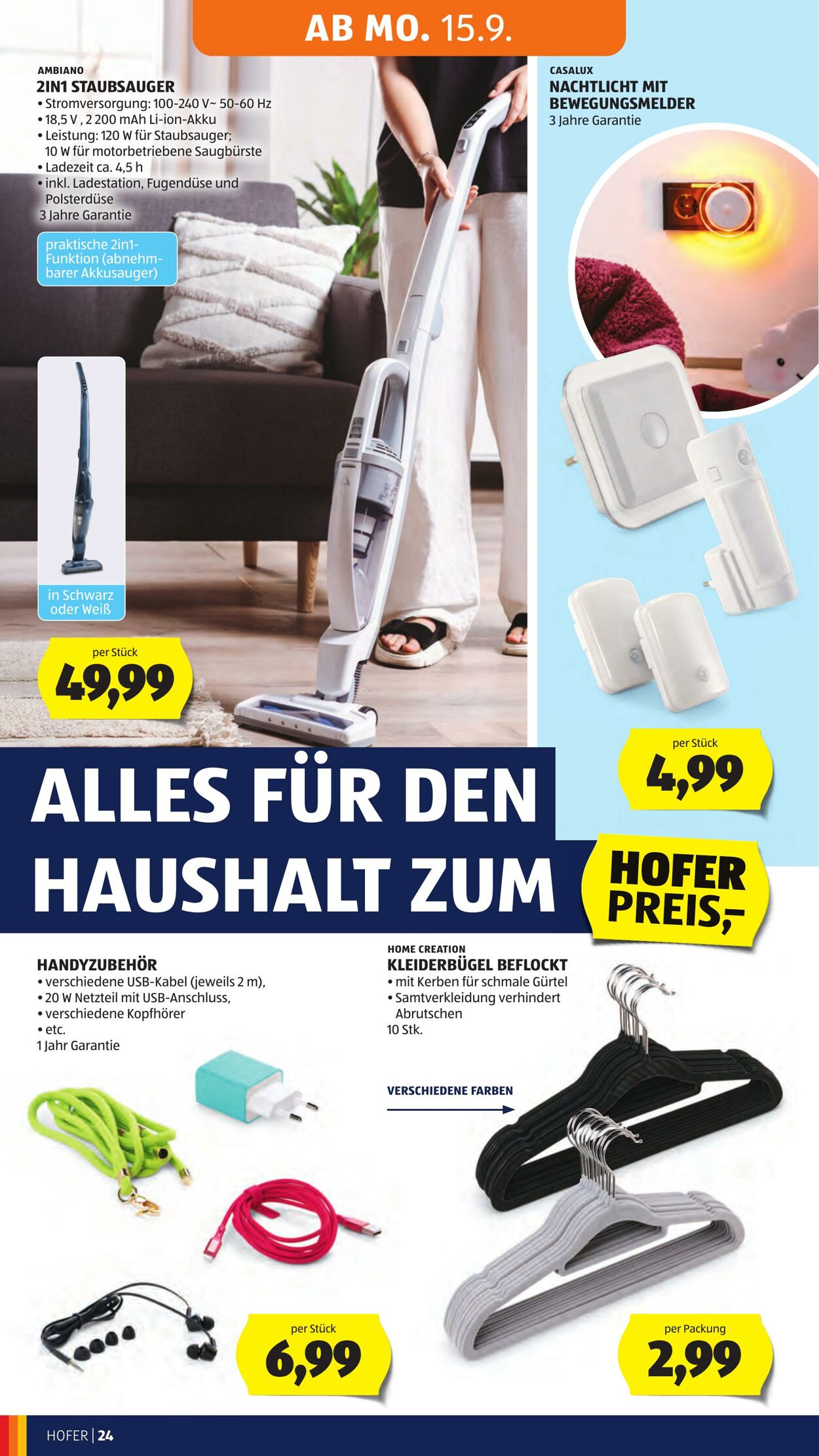 Prospekt Hofer 12.09.2025 - 18.09.2025