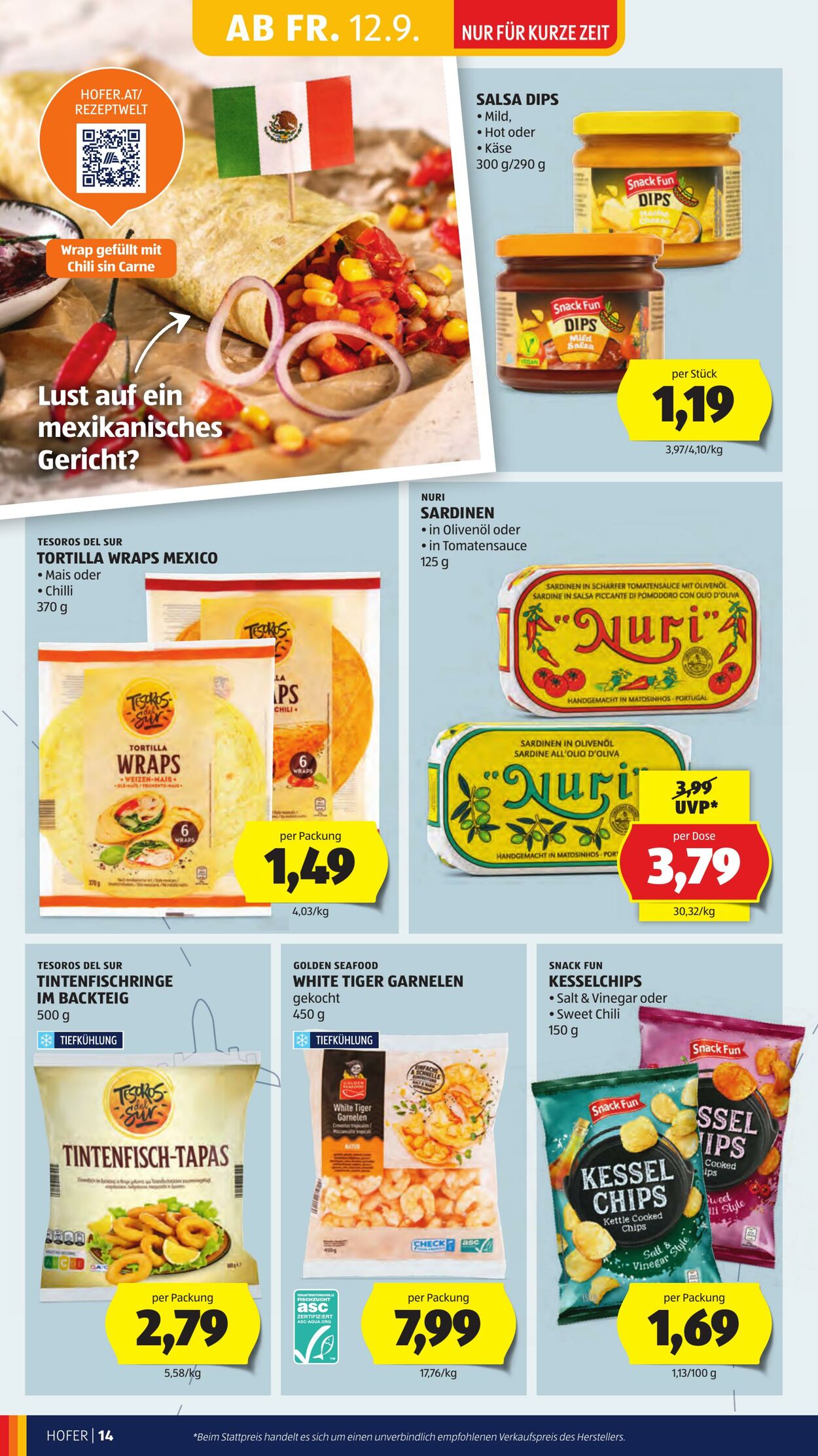 Prospekt Hofer 12.09.2025 - 18.09.2025