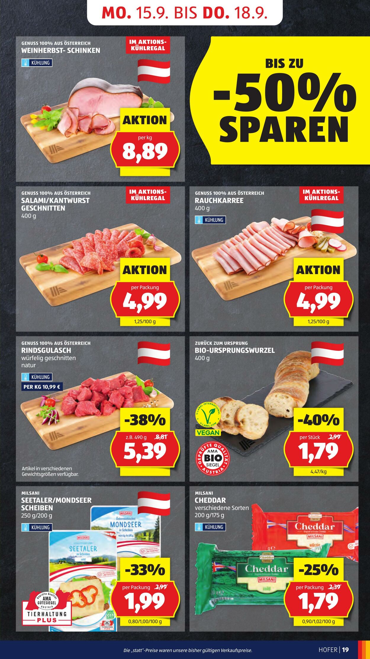 Prospekt Hofer 12.09.2025 - 18.09.2025