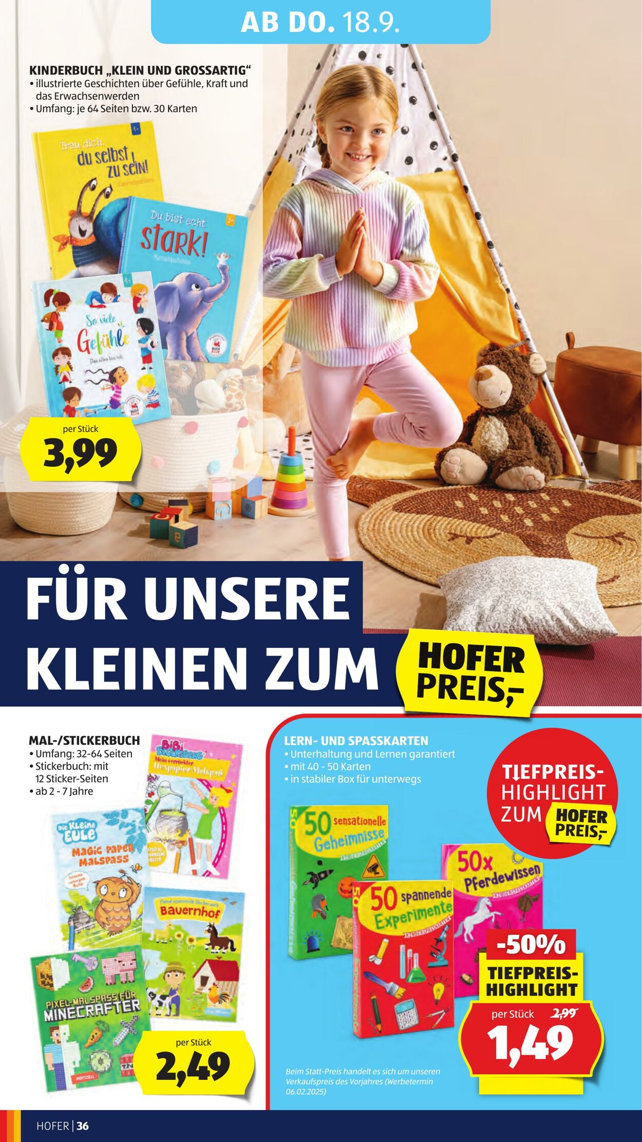 Prospekt Hofer 12.09.2025 - 18.09.2025