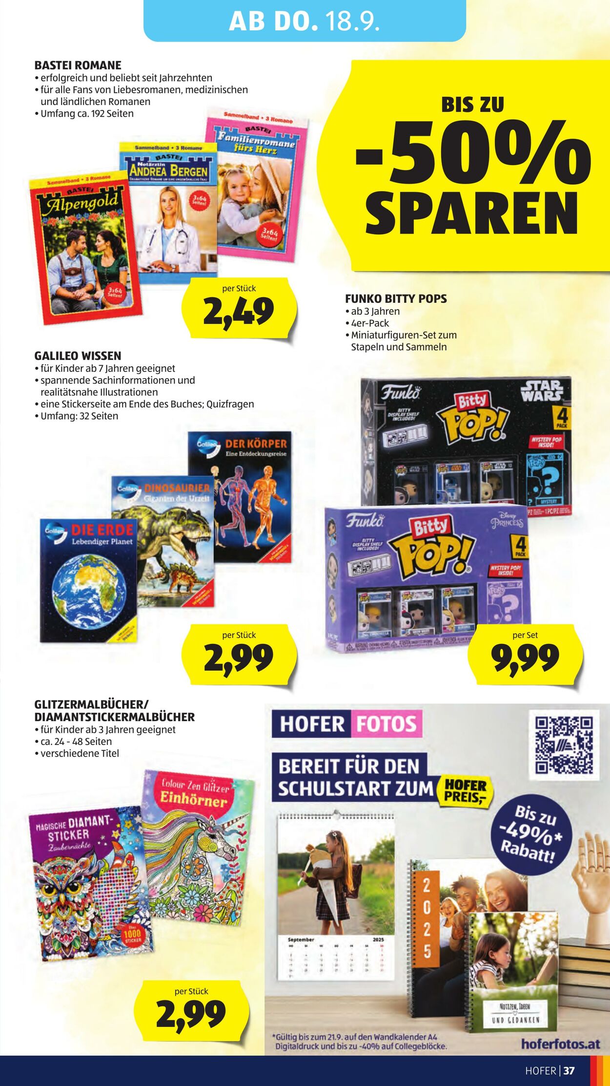 Prospekt Hofer 12.09.2025 - 18.09.2025