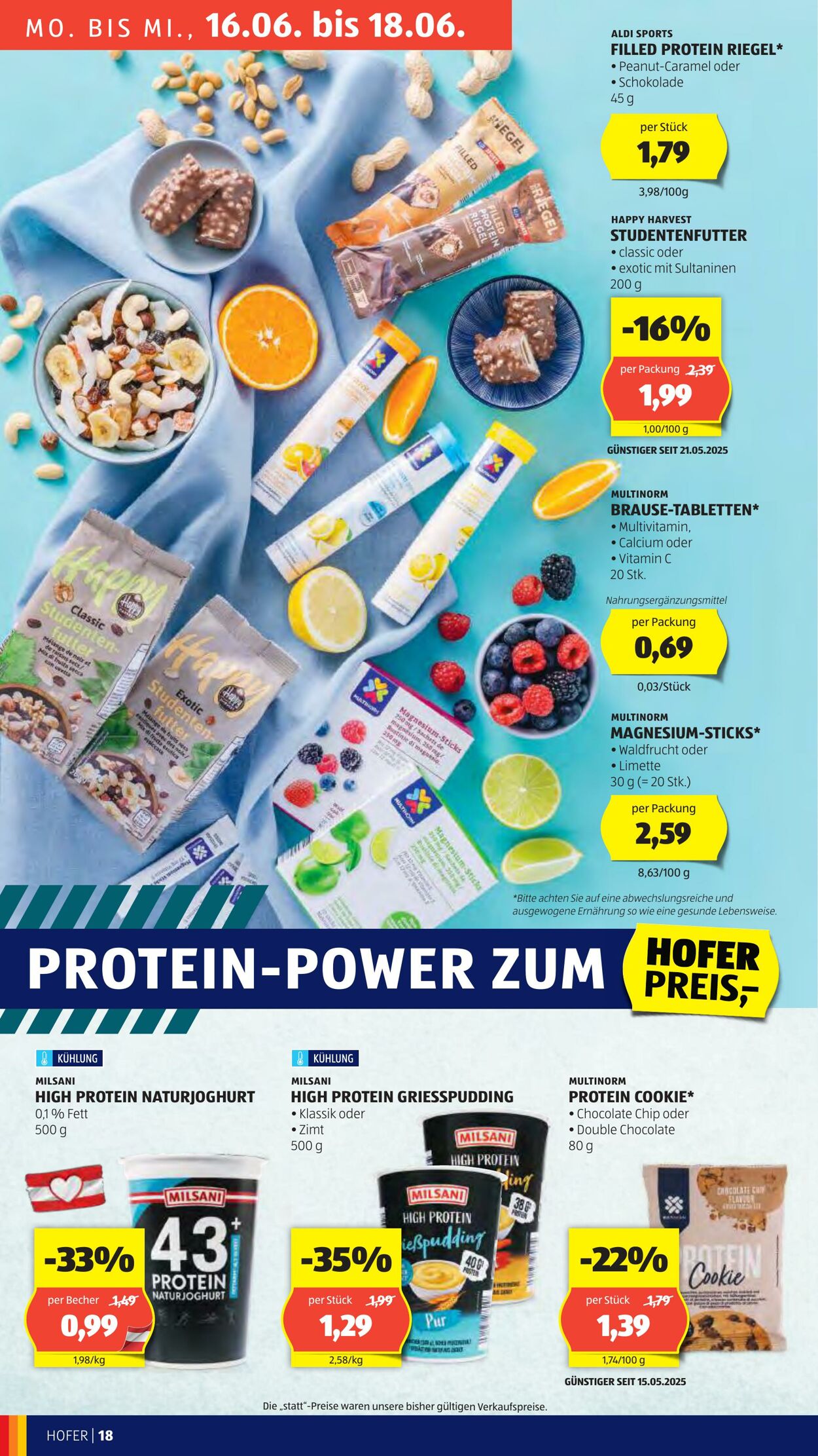 Prospekt Hofer 13.06.2025 - 18.06.2025