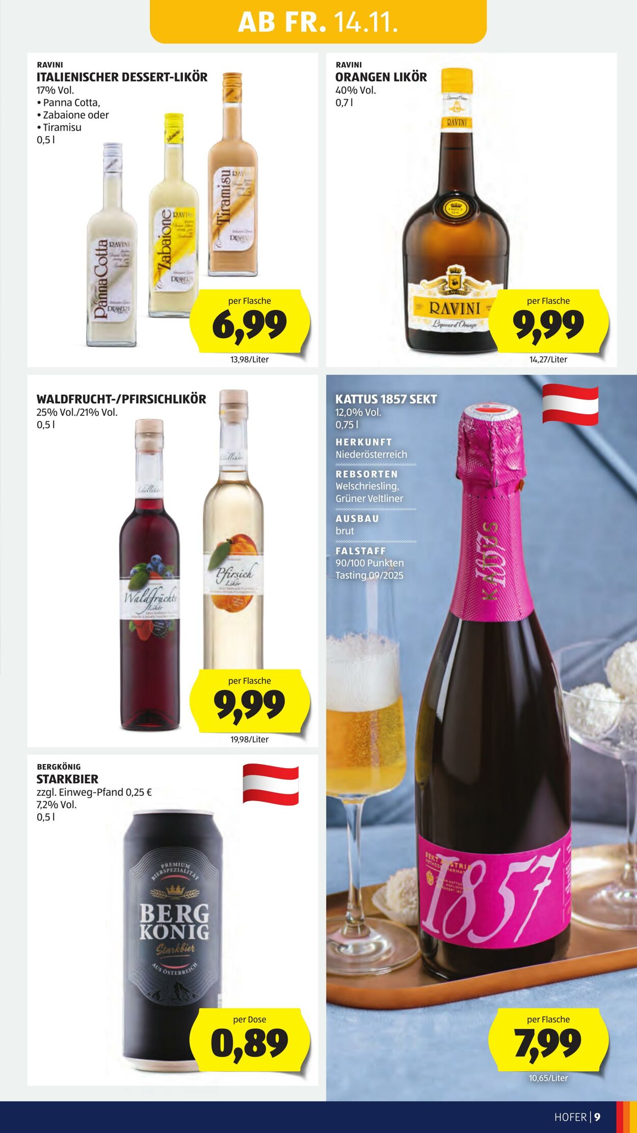 Prospekt Hofer 14.11.2025 - 20.11.2025